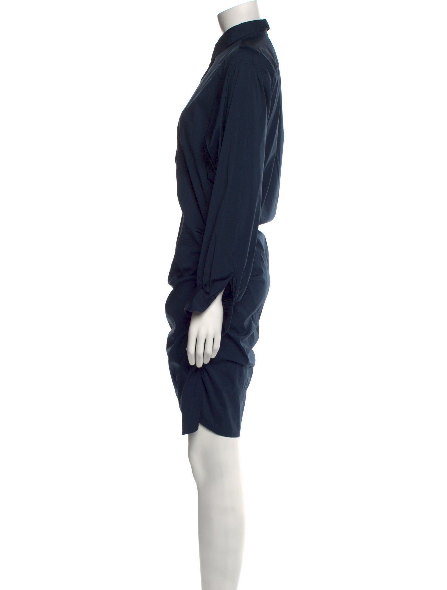 Sara Roka Mock Neck Mini Dress