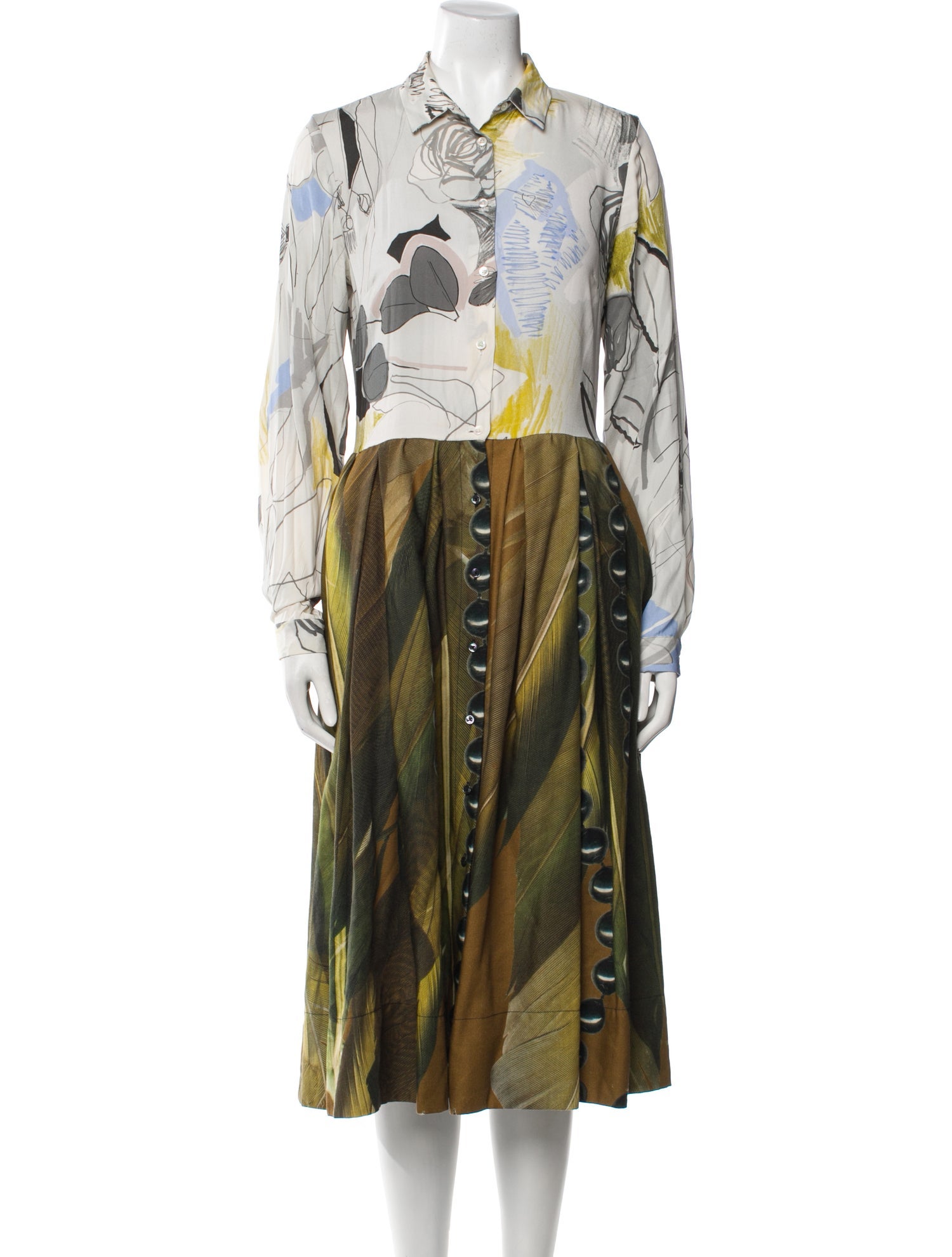 Sara Roka Silk Long Dress