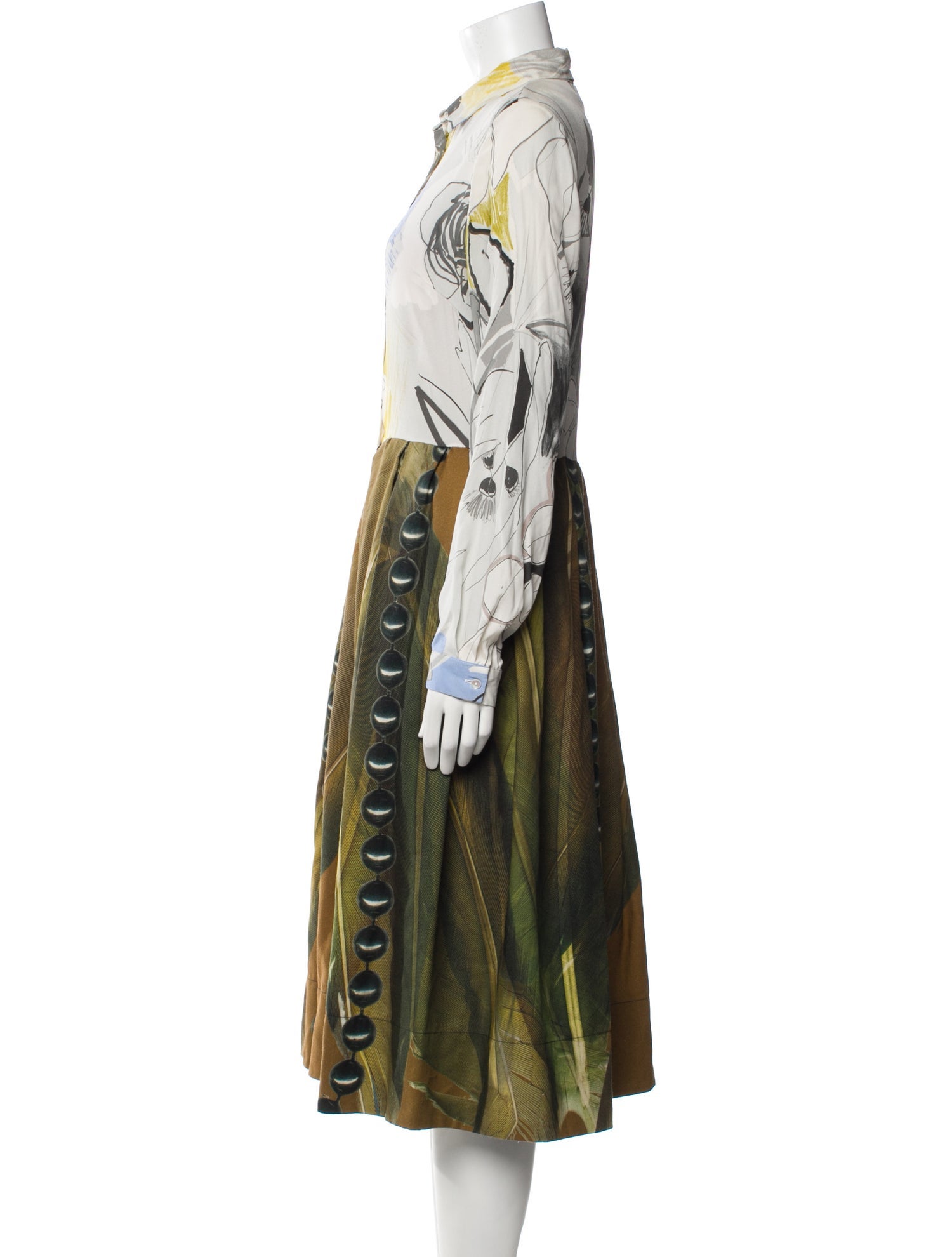 Sara Roka Silk Long Dress