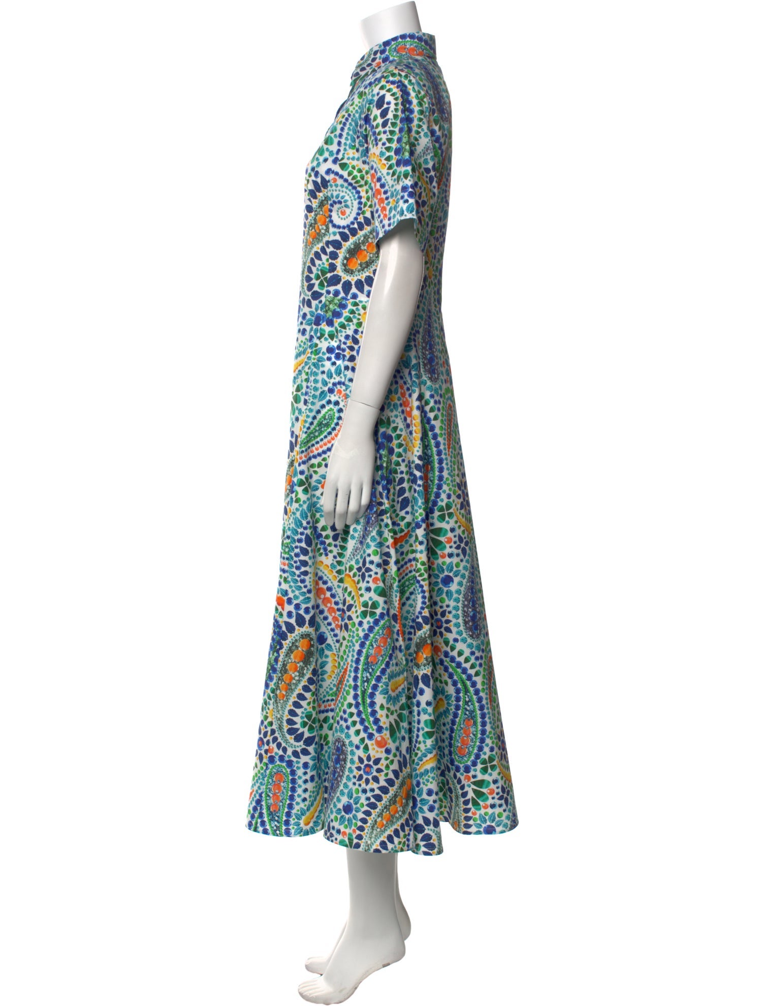 Sara Roka Printed Long Dress w/ Tags