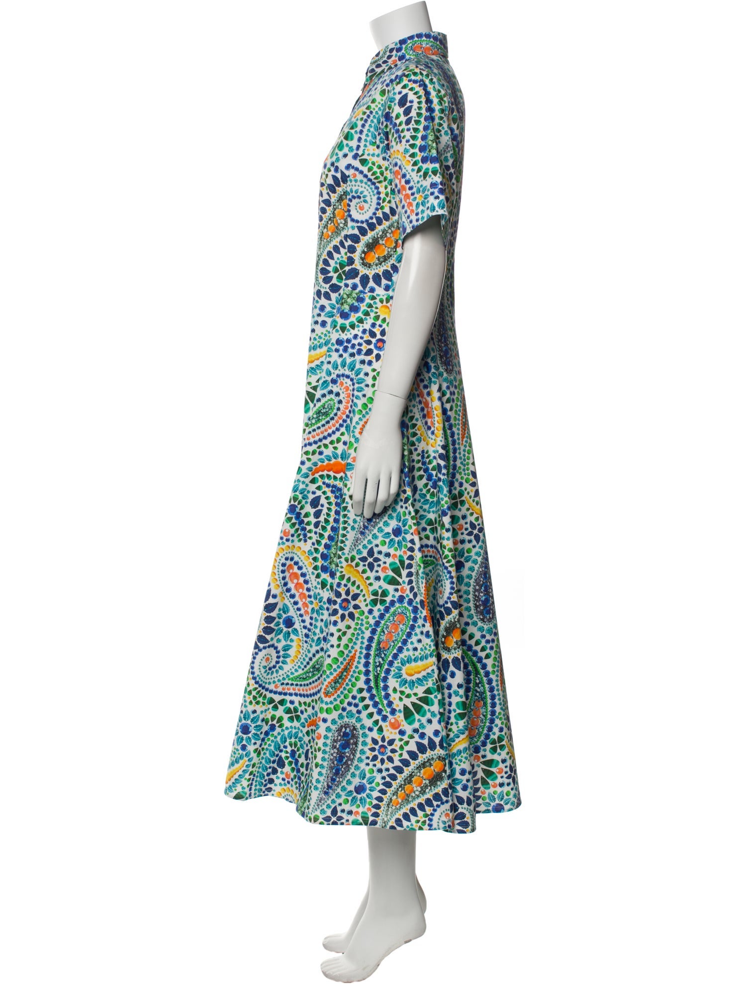 Sara Roka Printed Long Dress w/ Tags