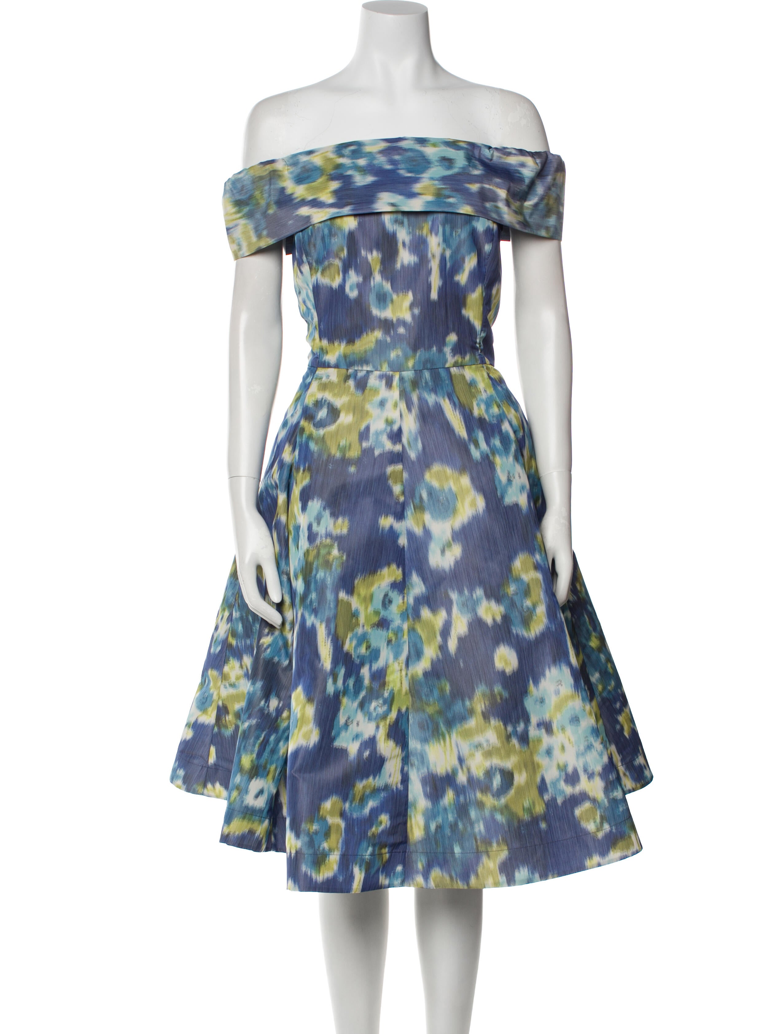 Sara Roka Printed Midi Length Dress