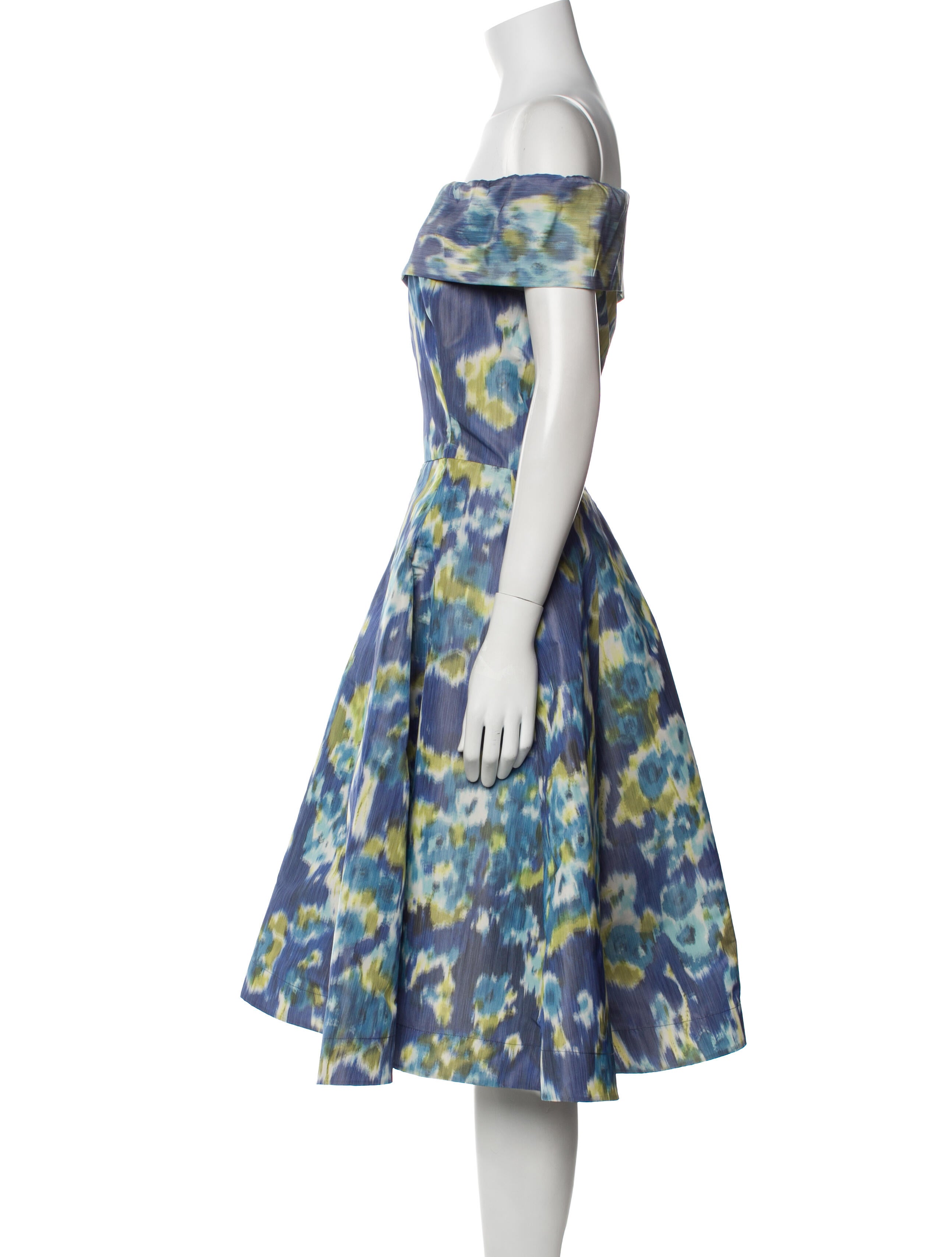 Sara Roka Printed Midi Length Dress