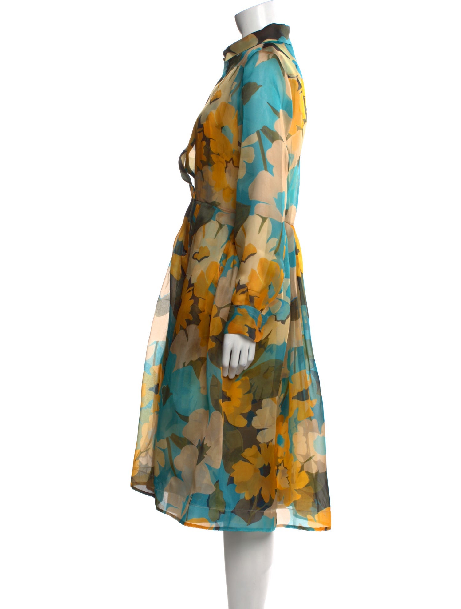 Sara Roka Silk Midi Length Dress w/ Tags