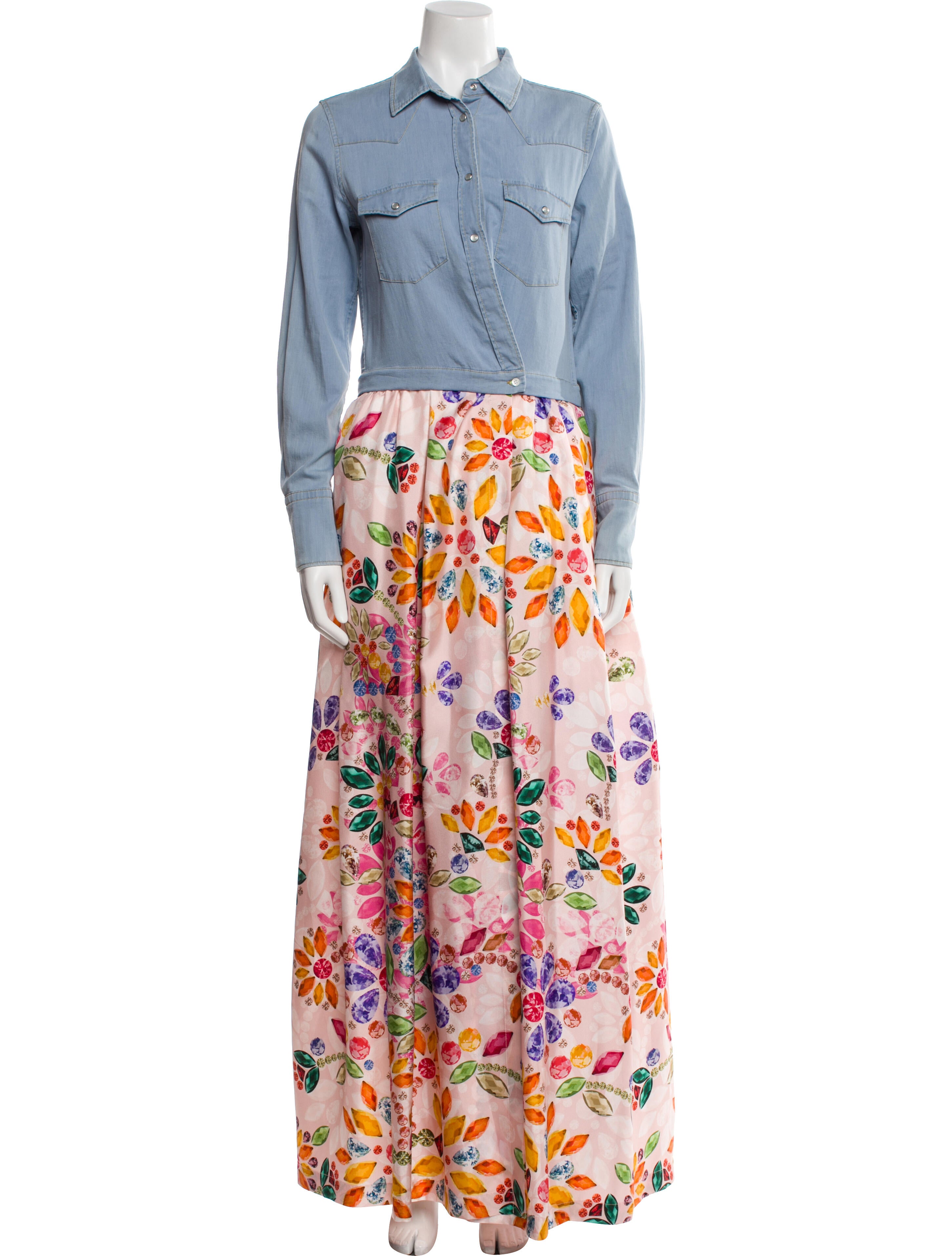 Sara Roka Silk Long Dress