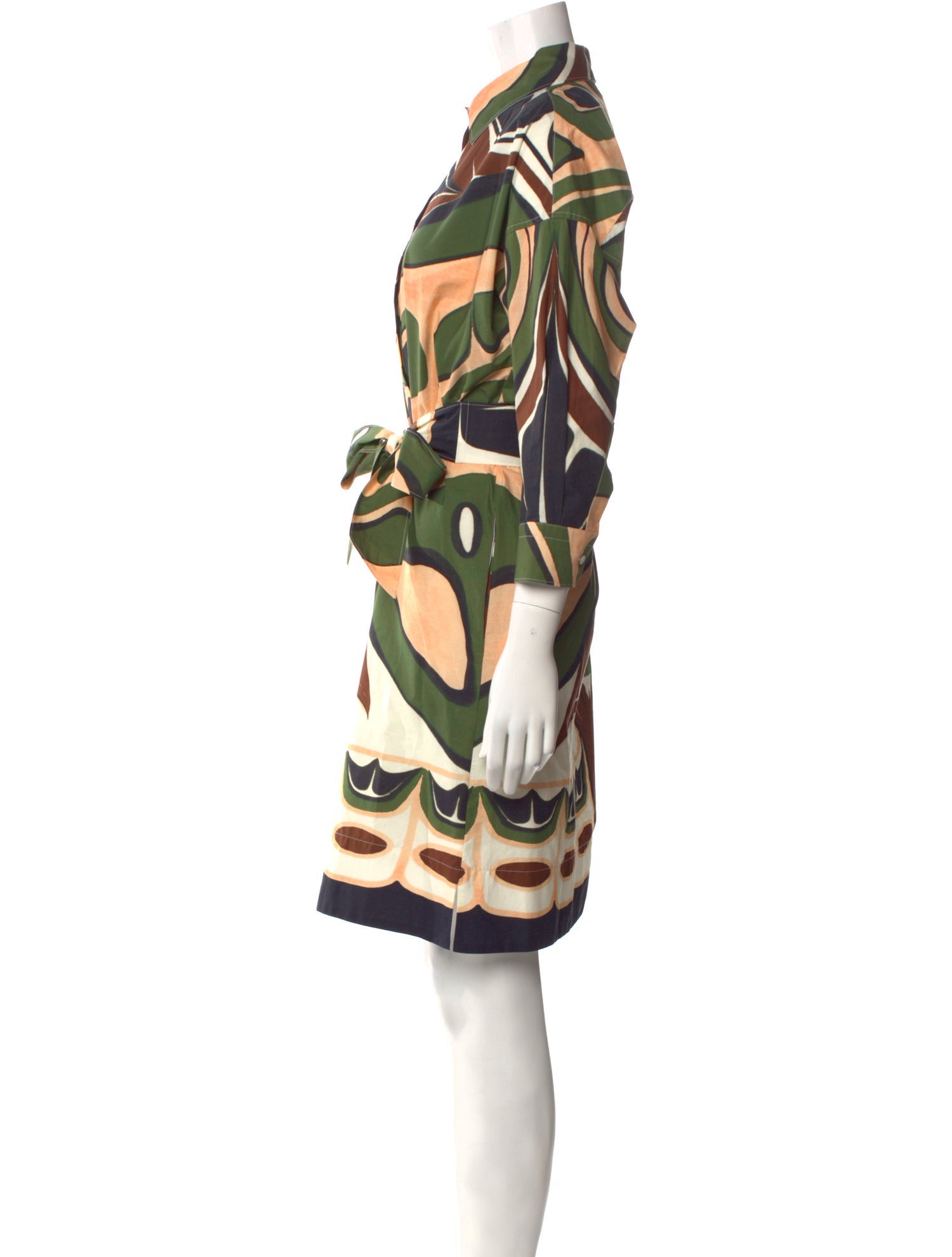 Sara Roka Printed Knee-Length Dress w/ Tags