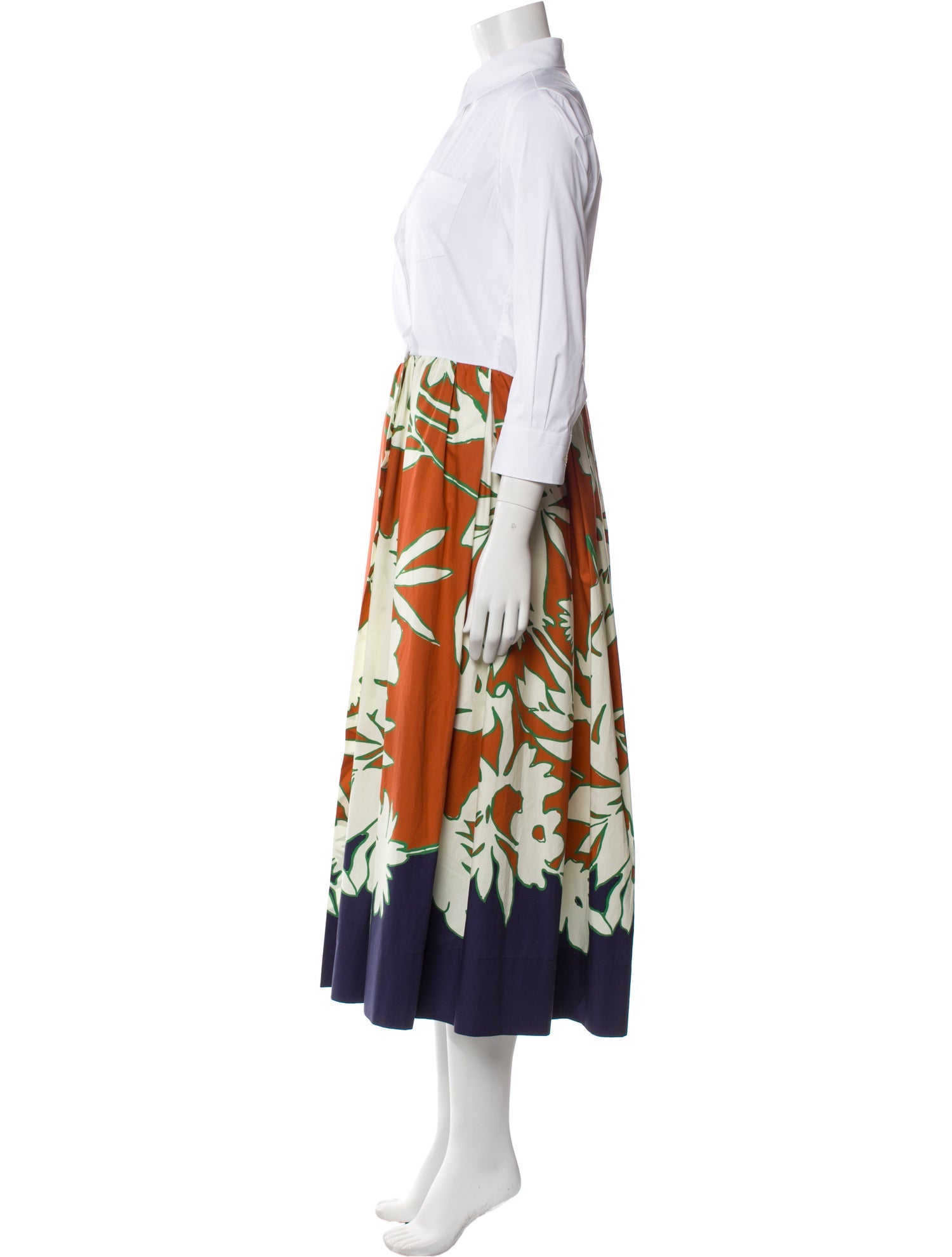 Sara Roka Floral Print Long Dress