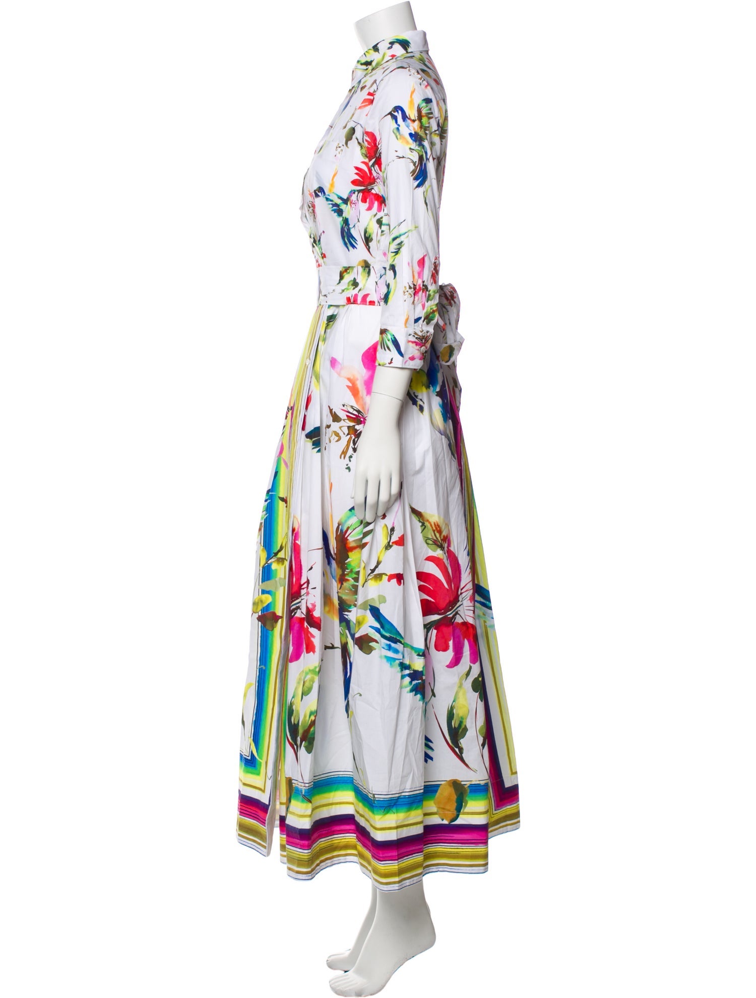 Sara Roka Floral Print Long Dress