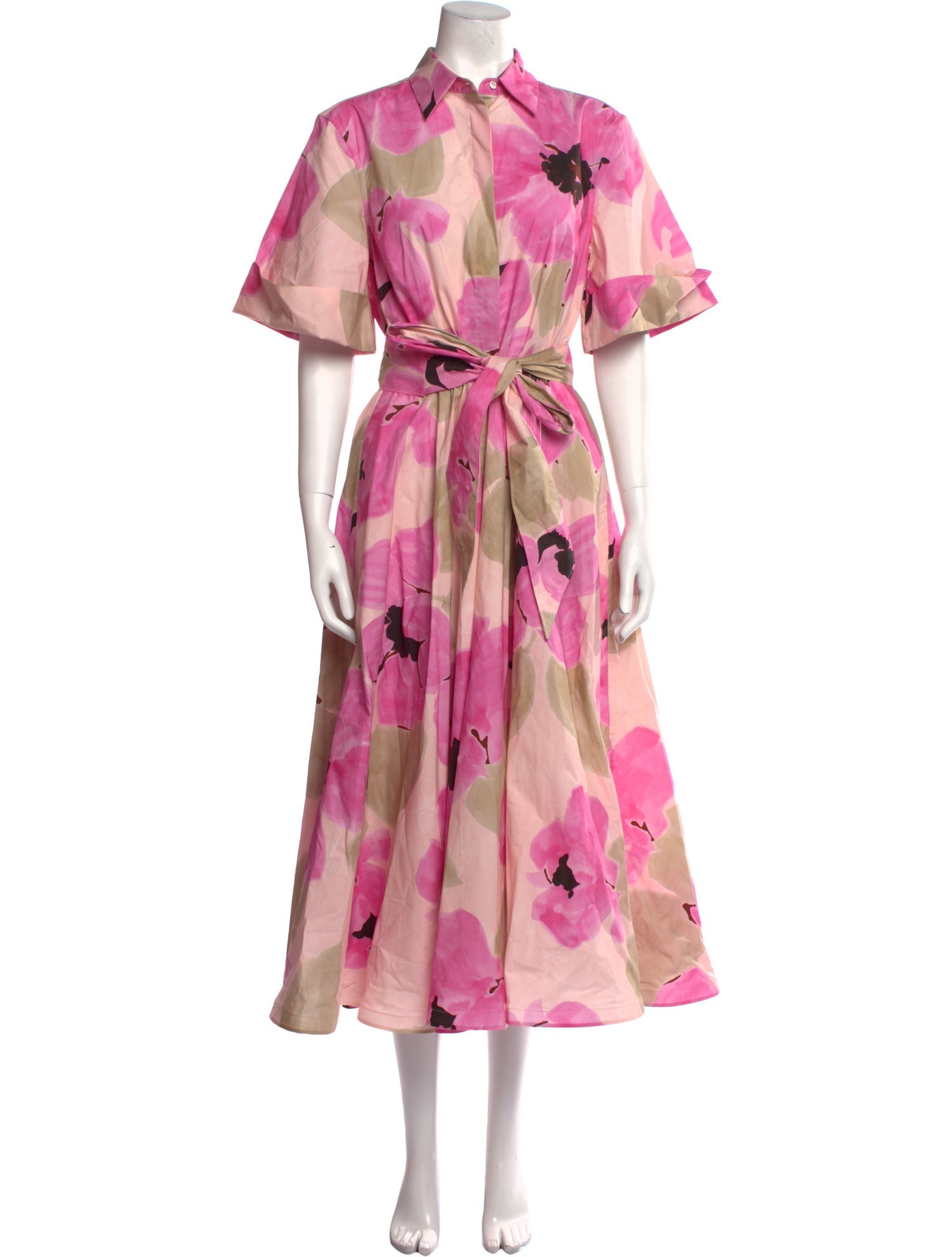 Sara Roka Floral Print Long Dress w/ Tags