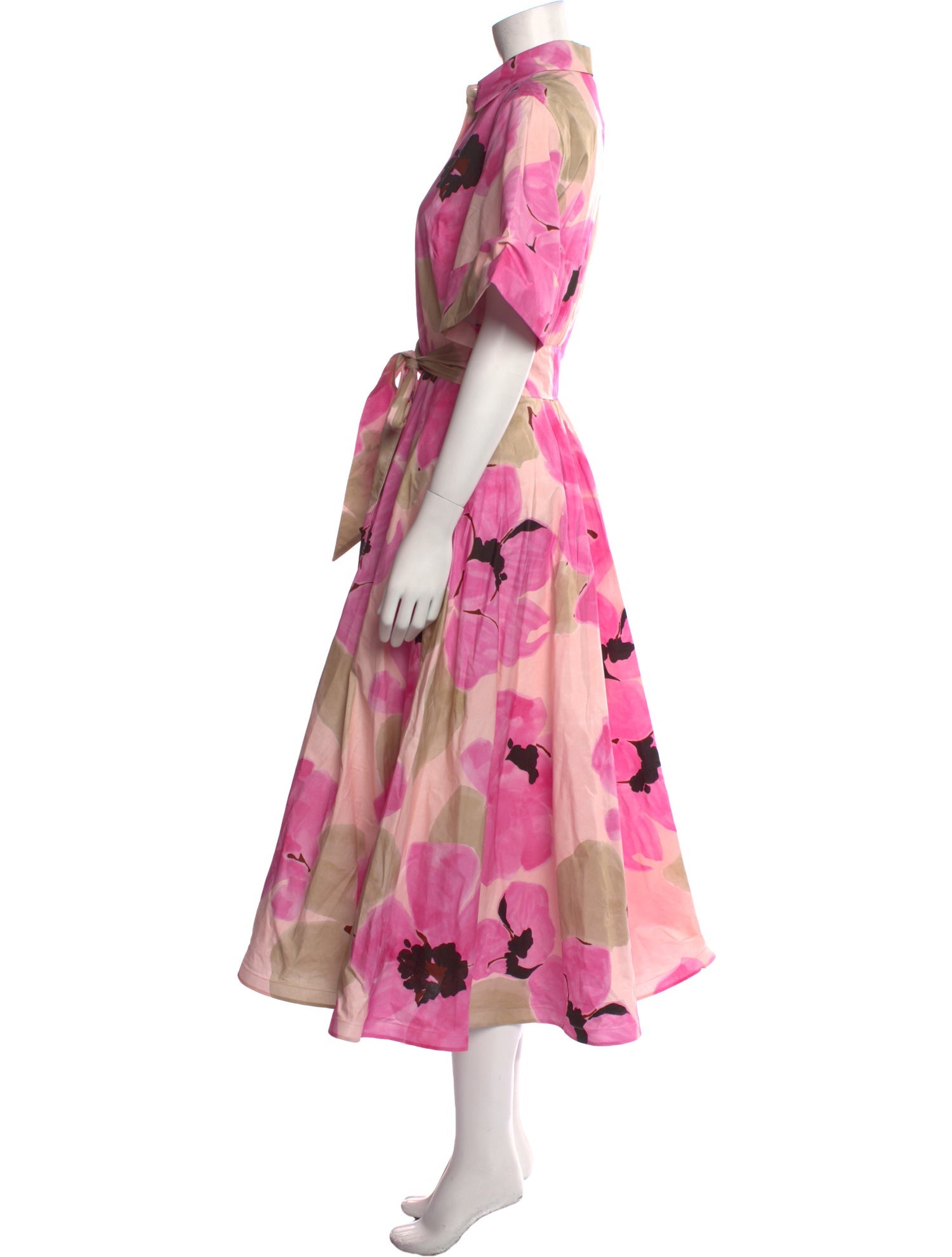 Sara Roka Floral Print Long Dress w/ Tags