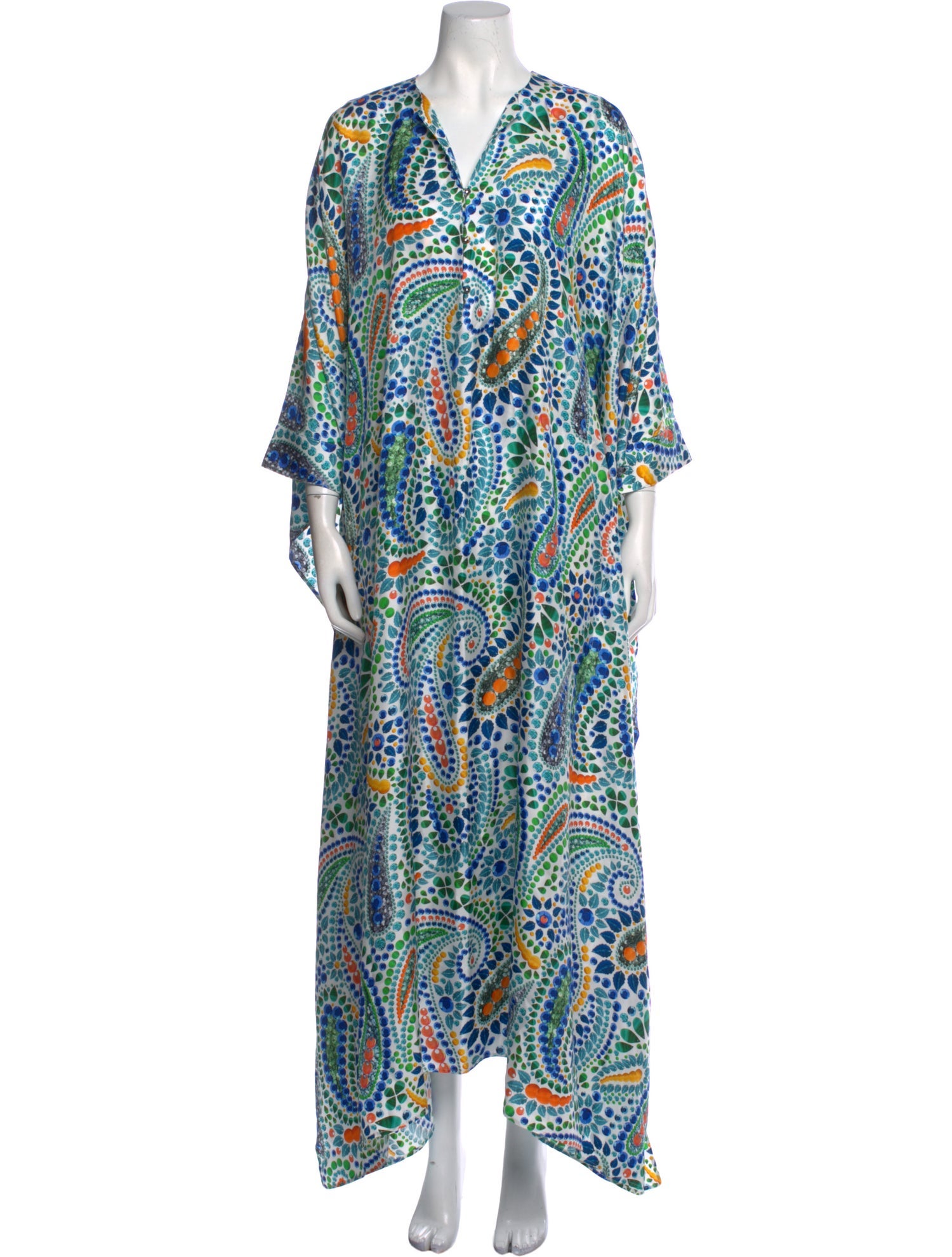 Sara Roka Printed Long Dress w/ Tags