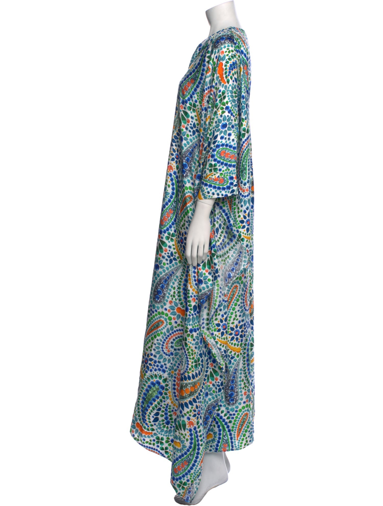 Sara Roka Printed Long Dress w/ Tags