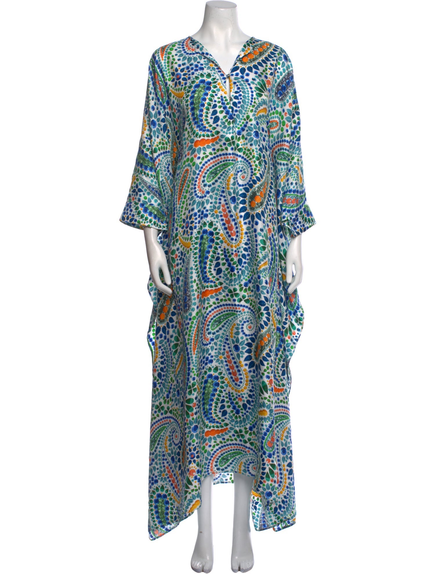 Sara Roka Printed Long Dress w/ Tags