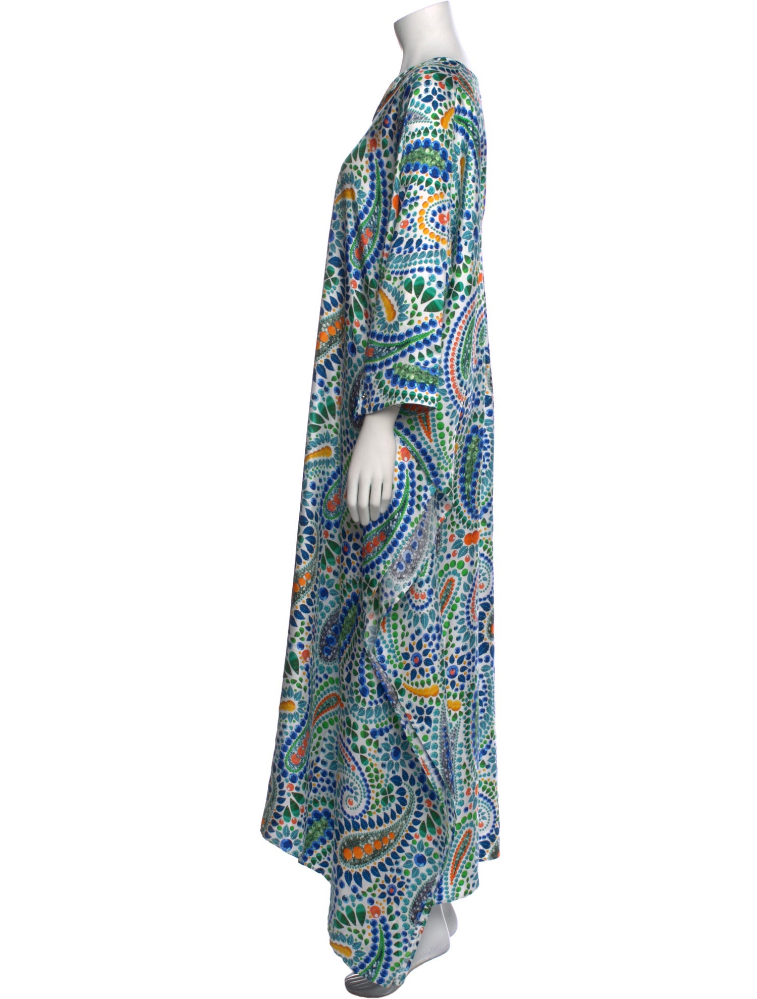 Sara Roka Printed Long Dress w/ Tags