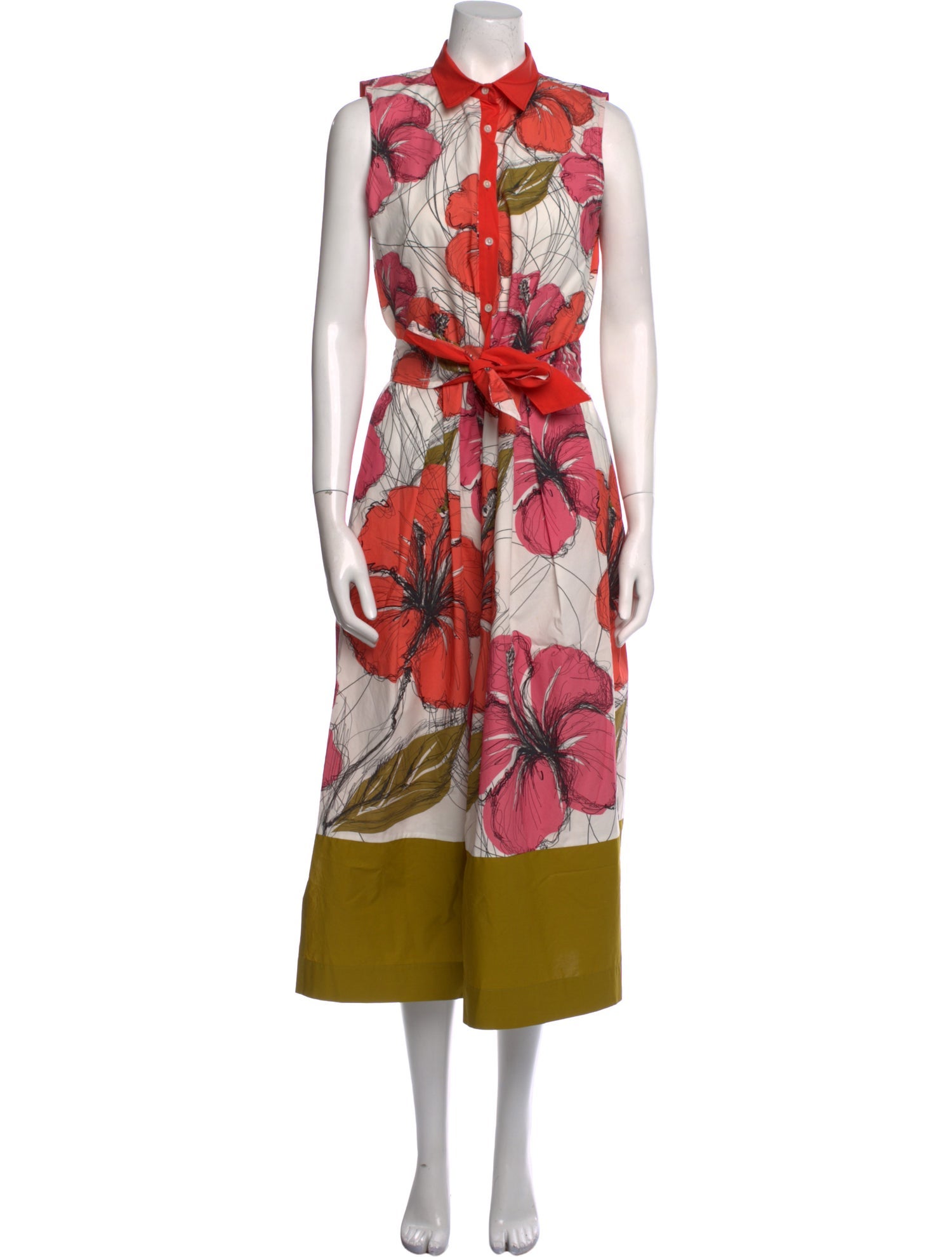 Sara Roka Floral Print Long Dress