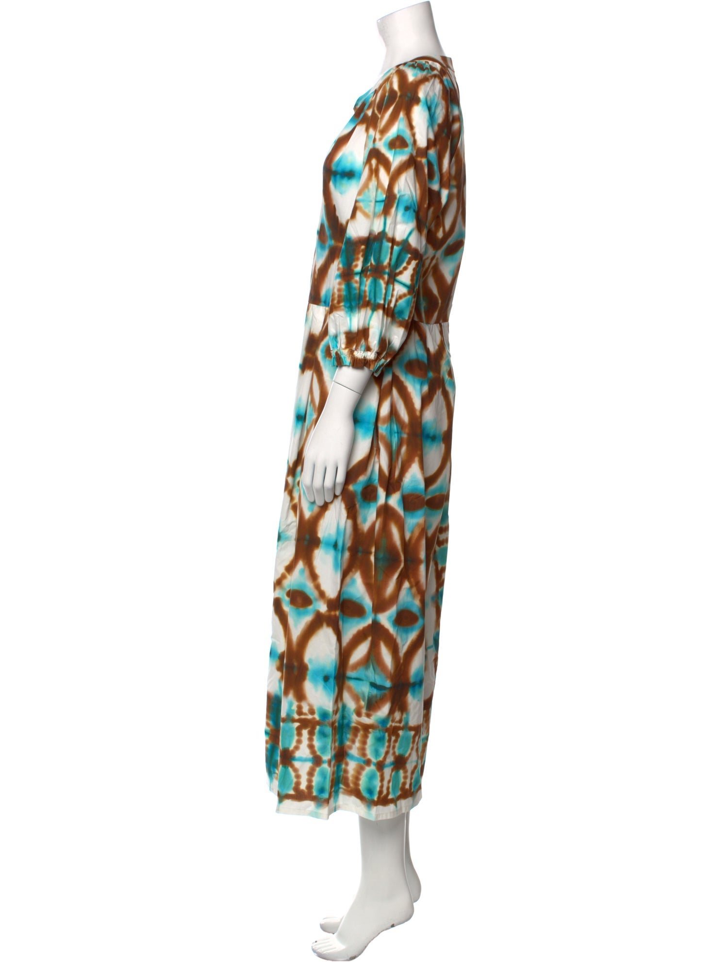 Sara Roka Printed Midi Length Dress w/ Tags