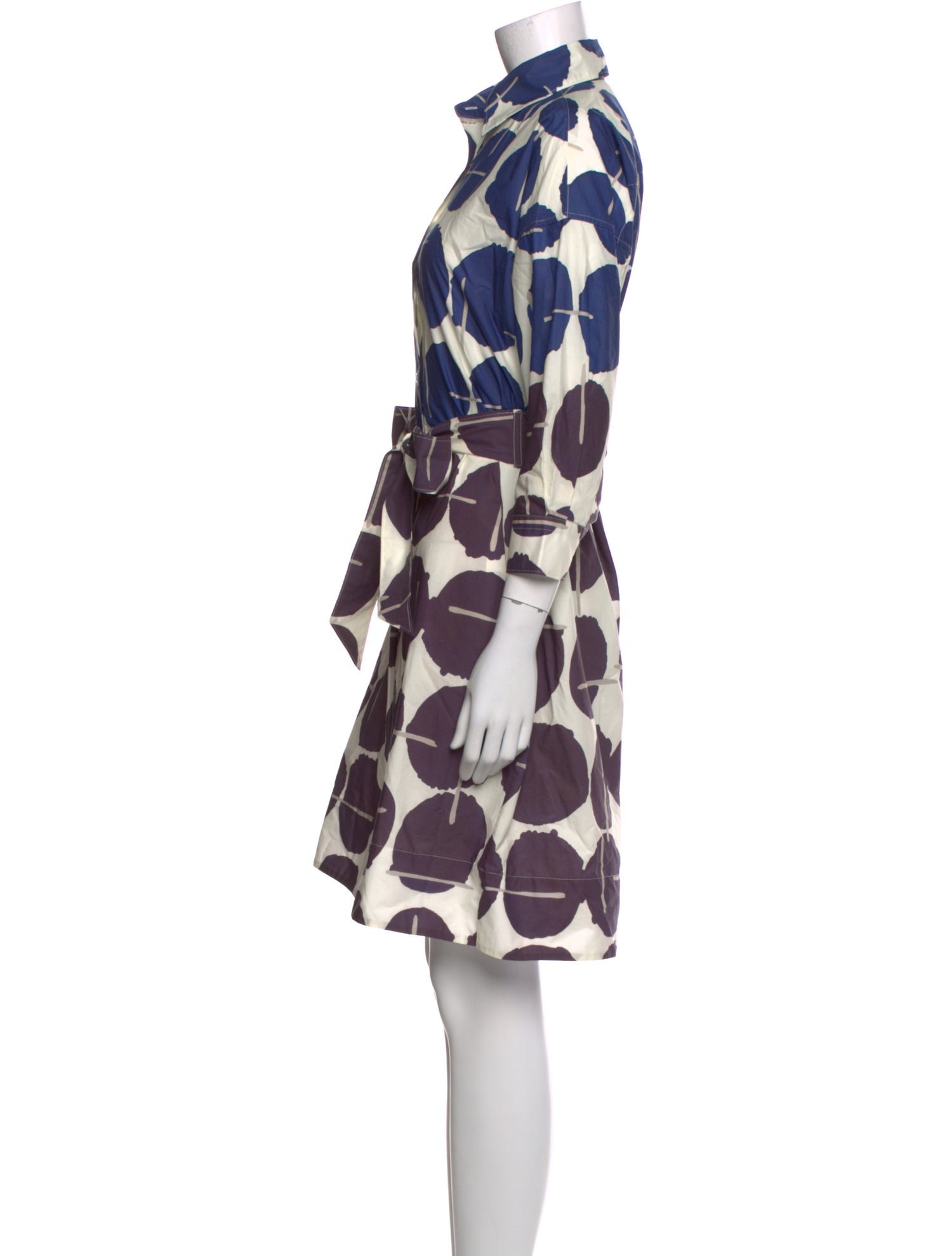 Sara Roka Printed Knee-Length Dress w/ Tags