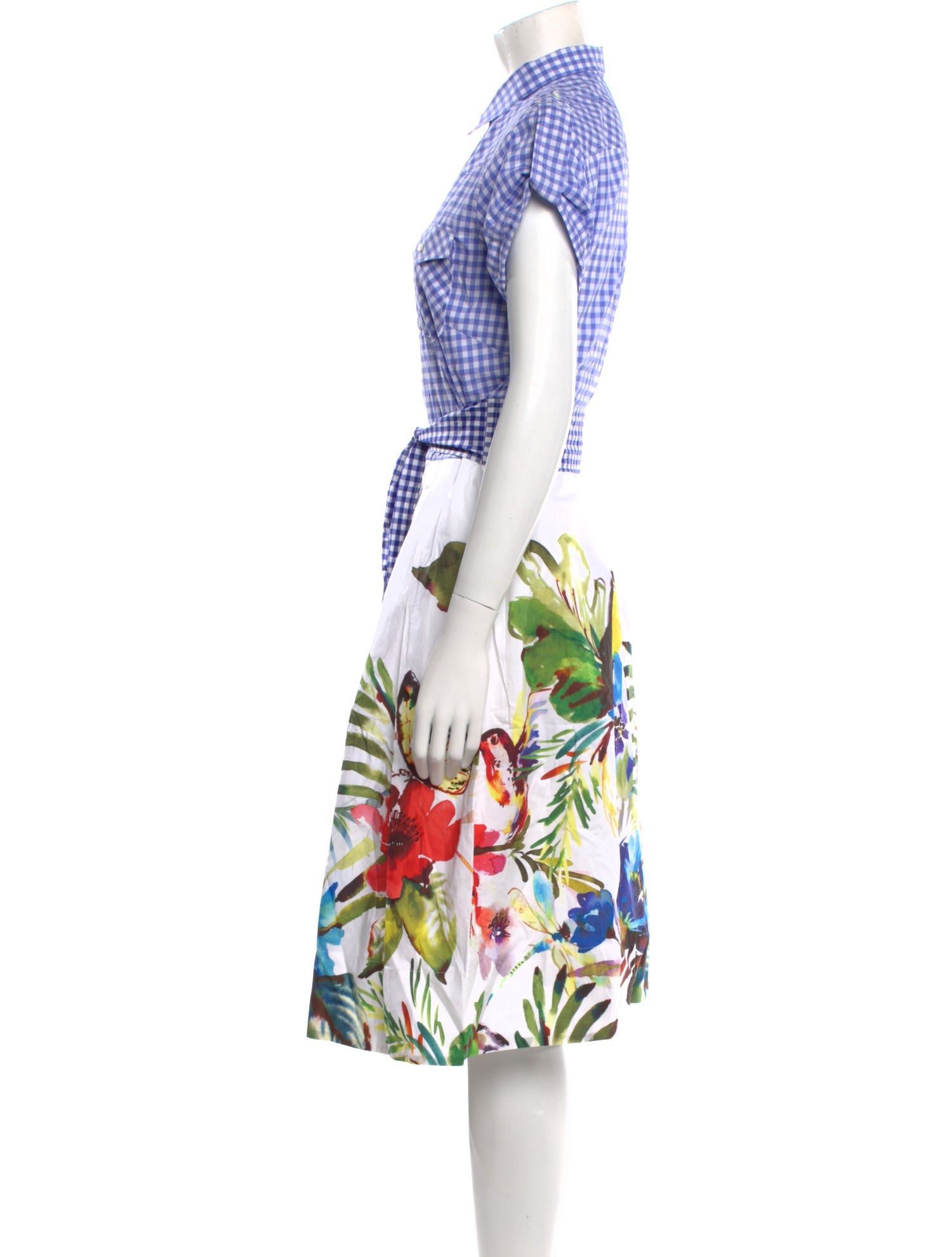 Sara Roka Printed Midi Length Dress