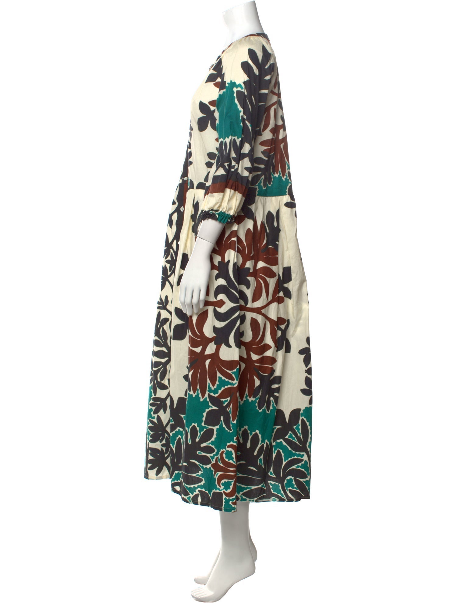 Sara Roka Printed Long Dress w/ Tags