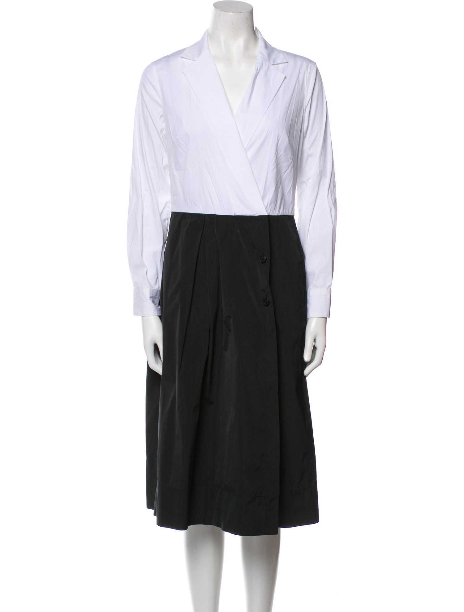 Sara Roka V-Neck Midi Length Dress