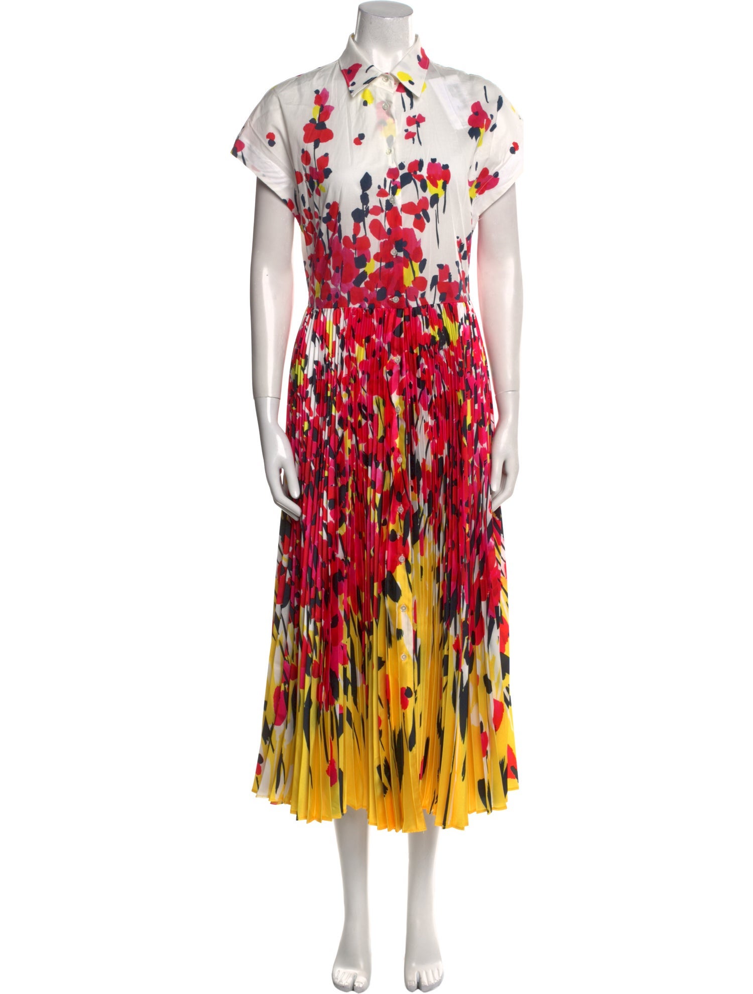 Sara Roka Printed Long Dress w/ Tags