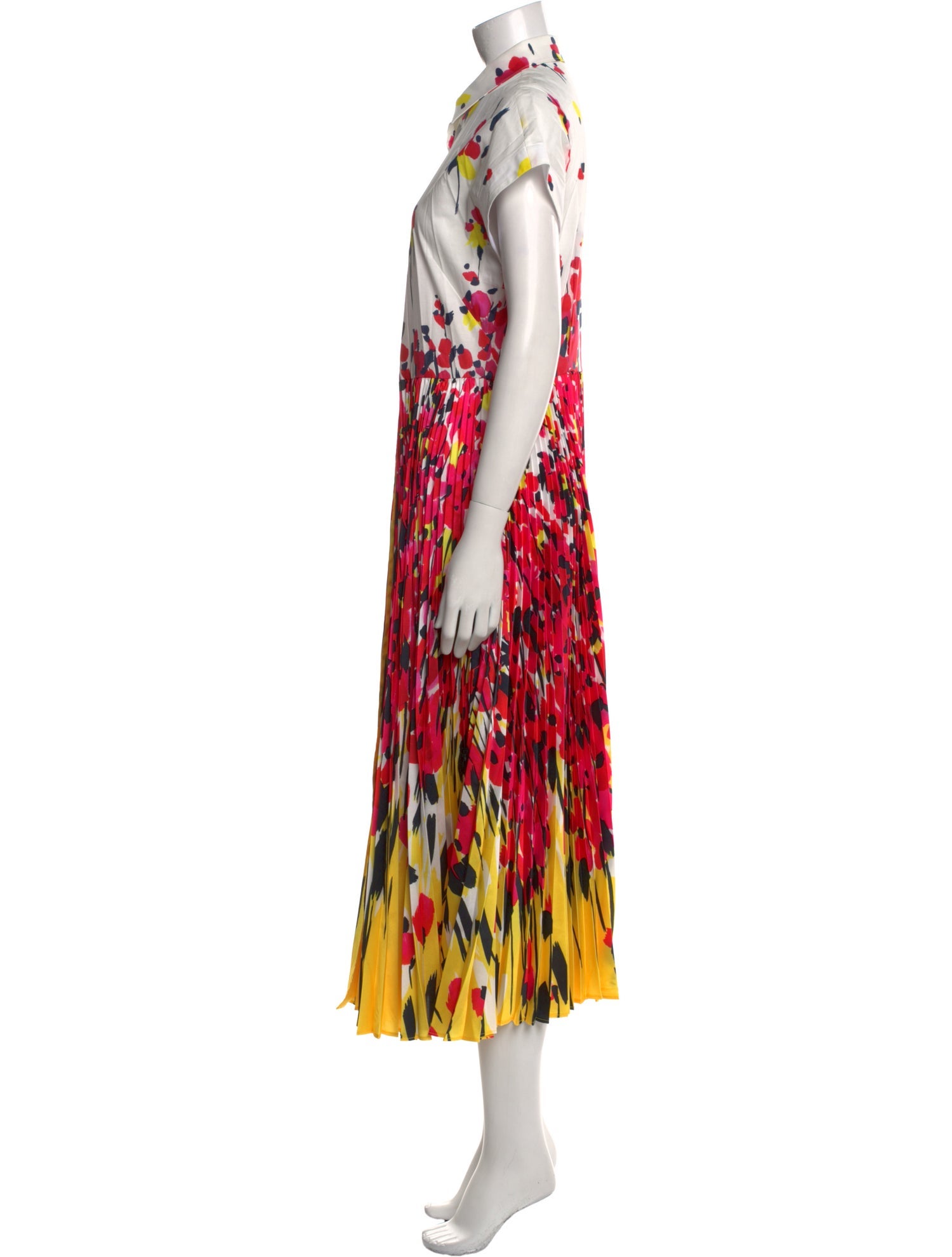 Sara Roka Printed Long Dress w/ Tags