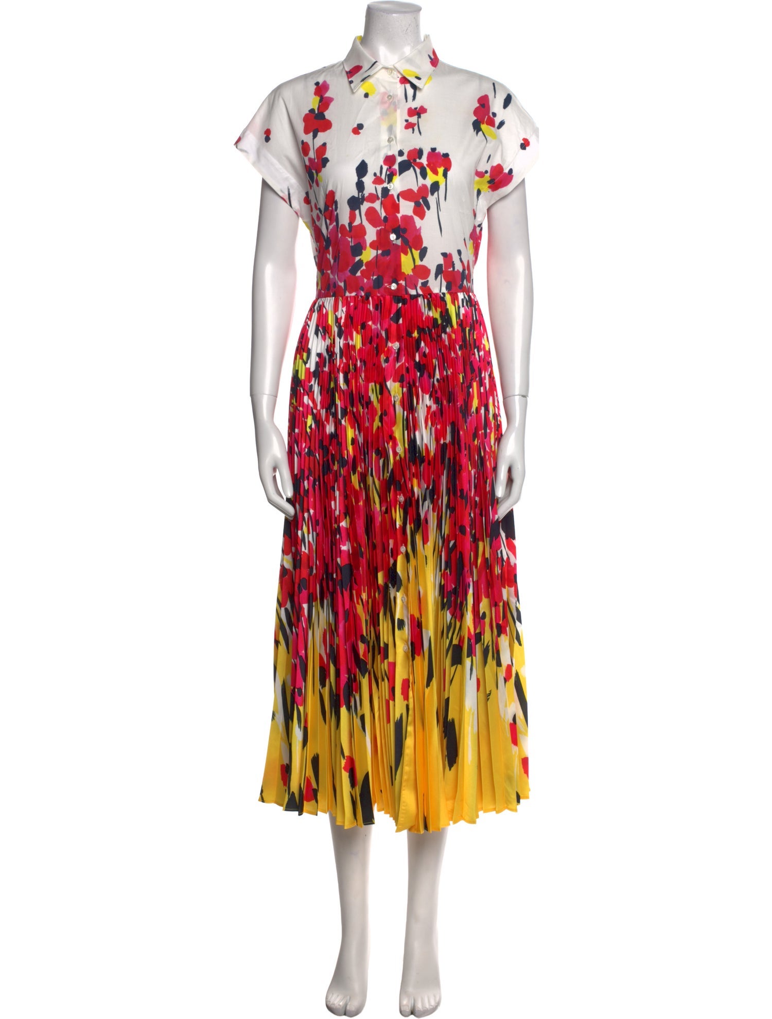 Sara Roka Printed Long Dress w/ Tags