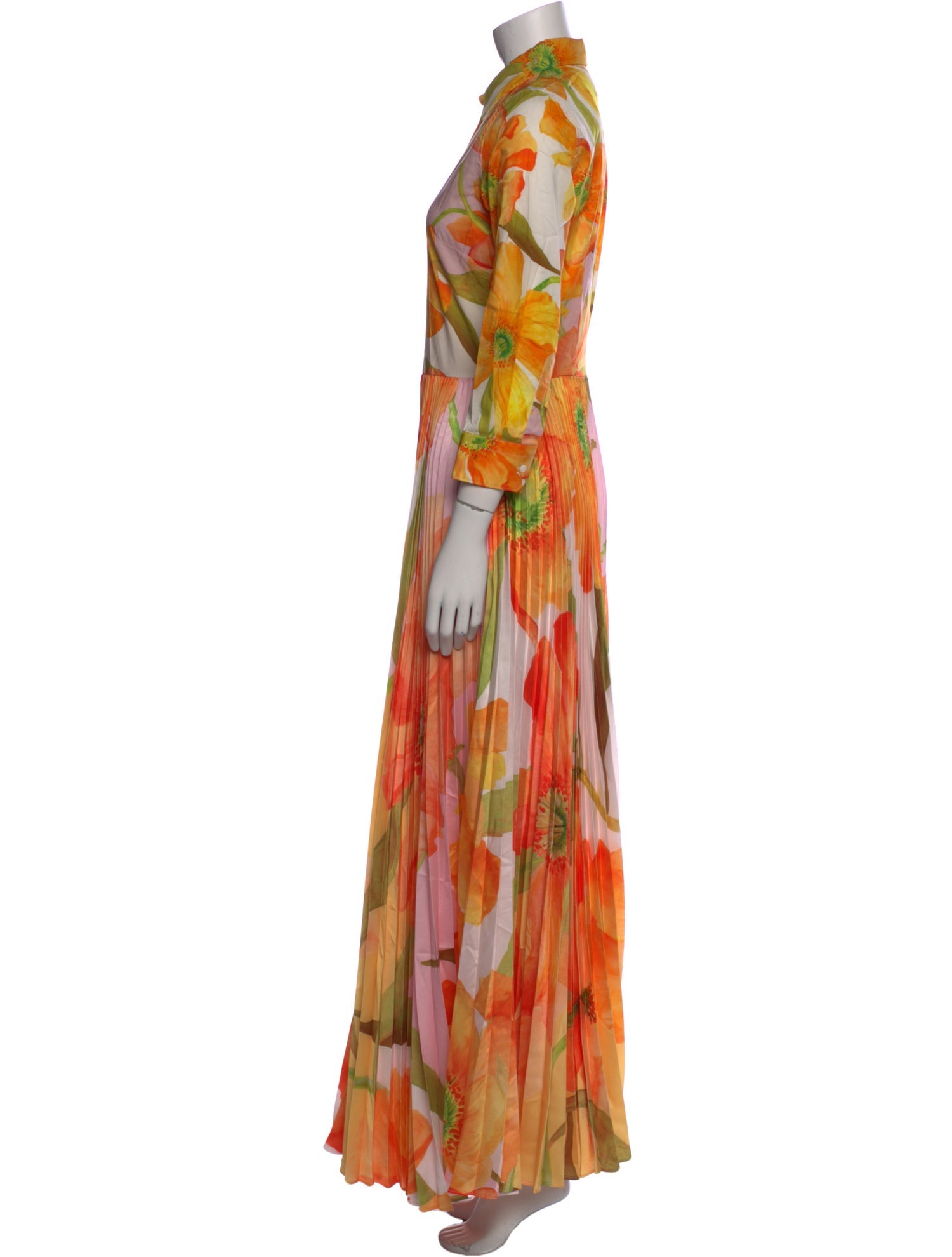 Sara Roka Printed Long Dress w/ Tags