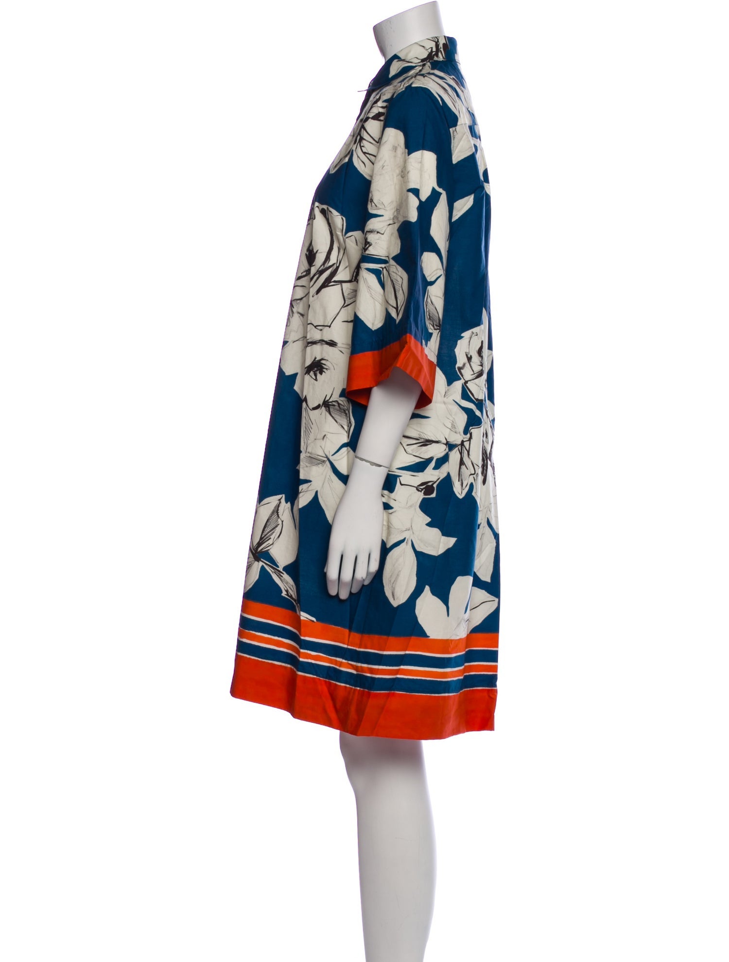 Sara Roka Floral Print Knee-Length Dress w/ Tags