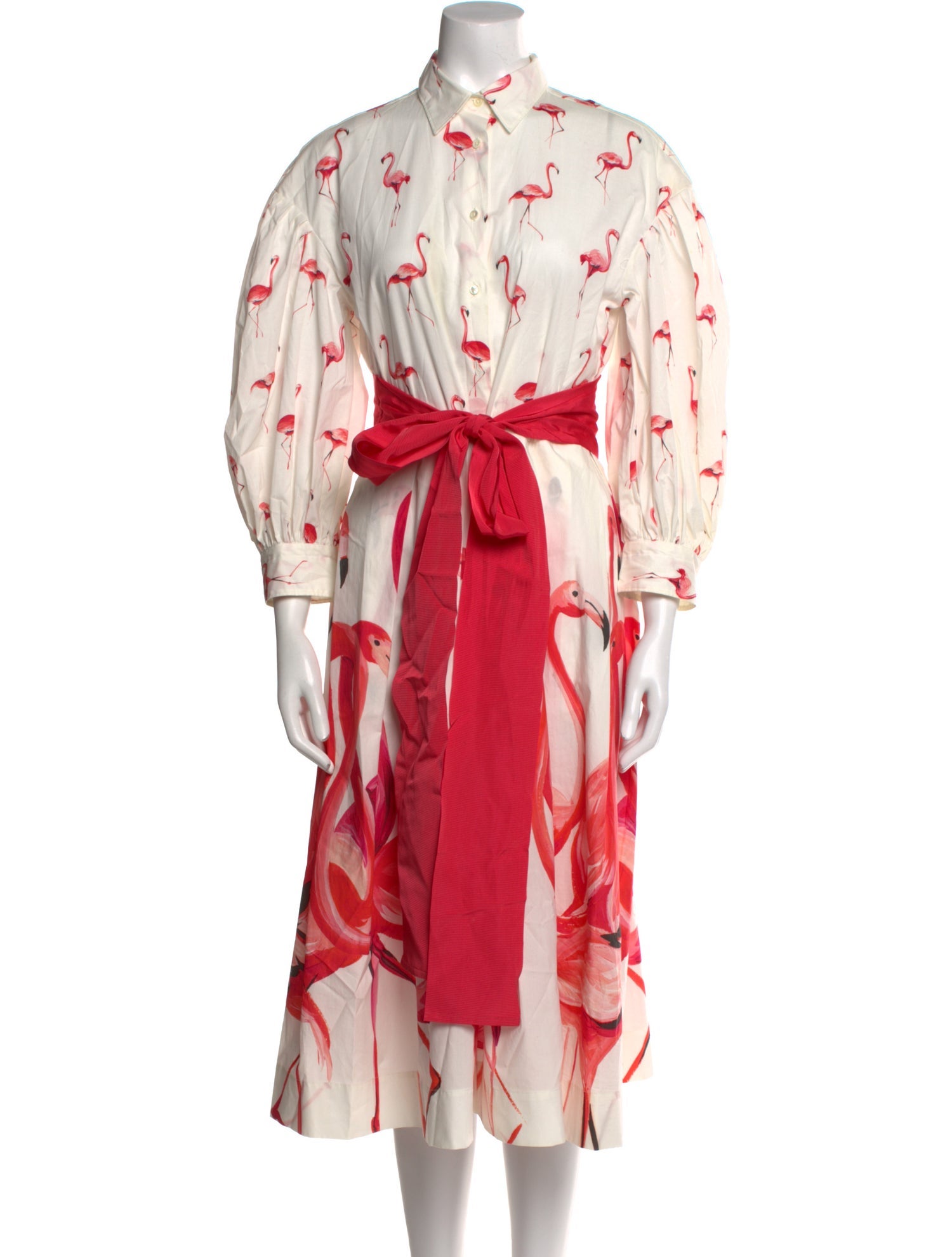 Sara Roka Printed Knee-Length Dress