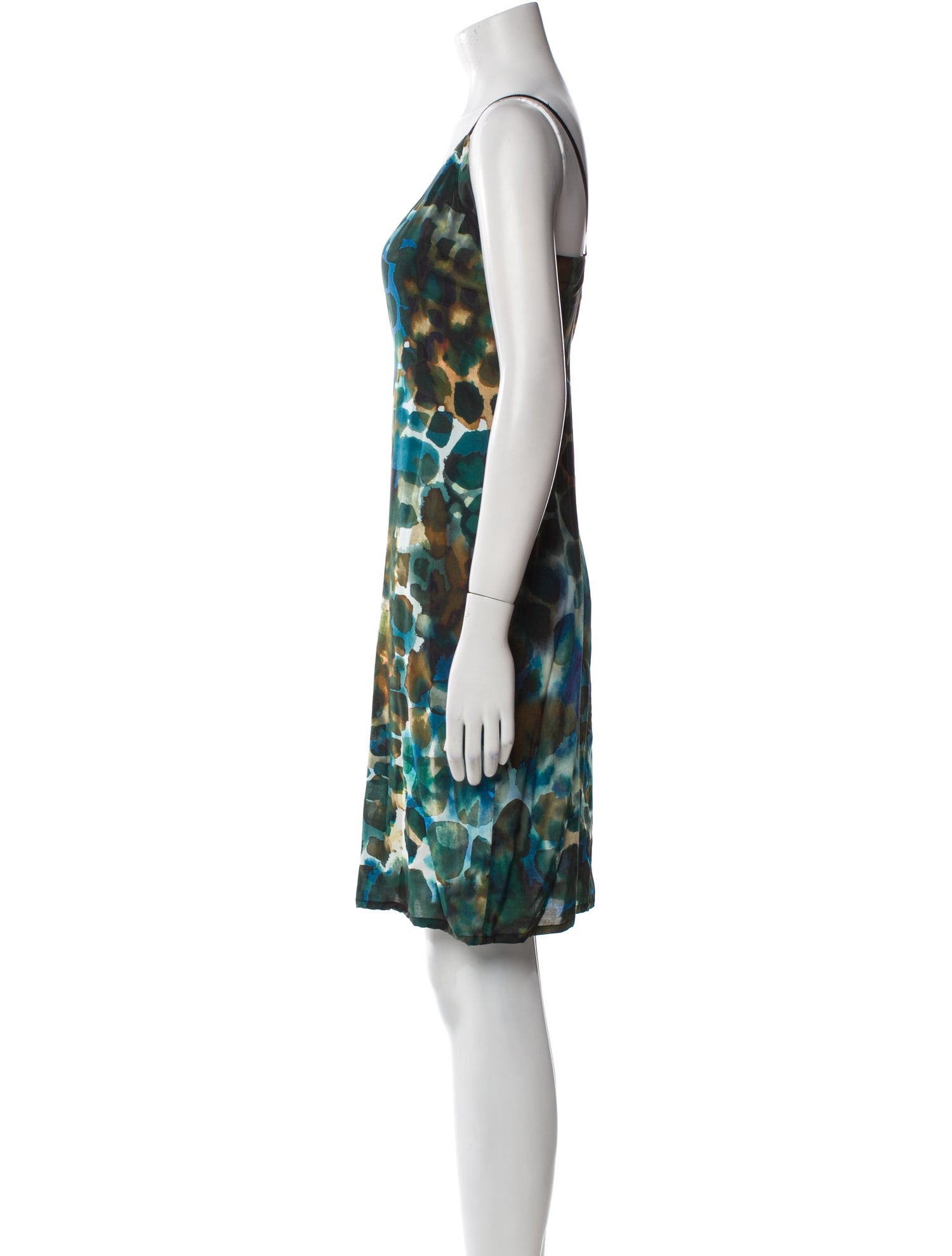 Sara Roka Tie-Dye Print Mini Dress