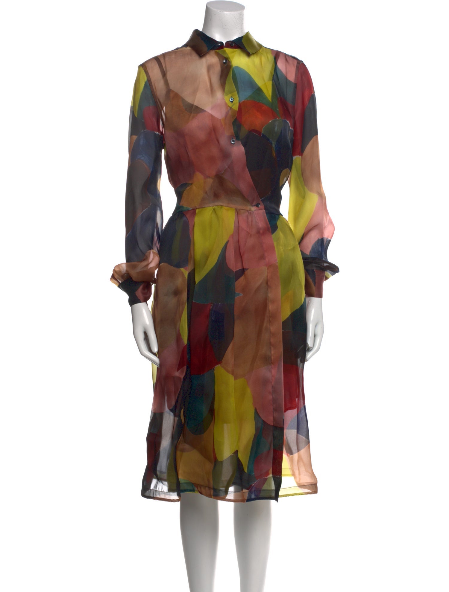 Sara Roka Silk Midi Length Dress w/ Tags