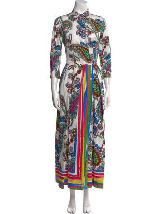 Sara Roka Printed Long Dress