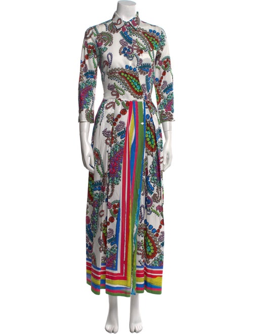 Sara Roka Printed Long Dress