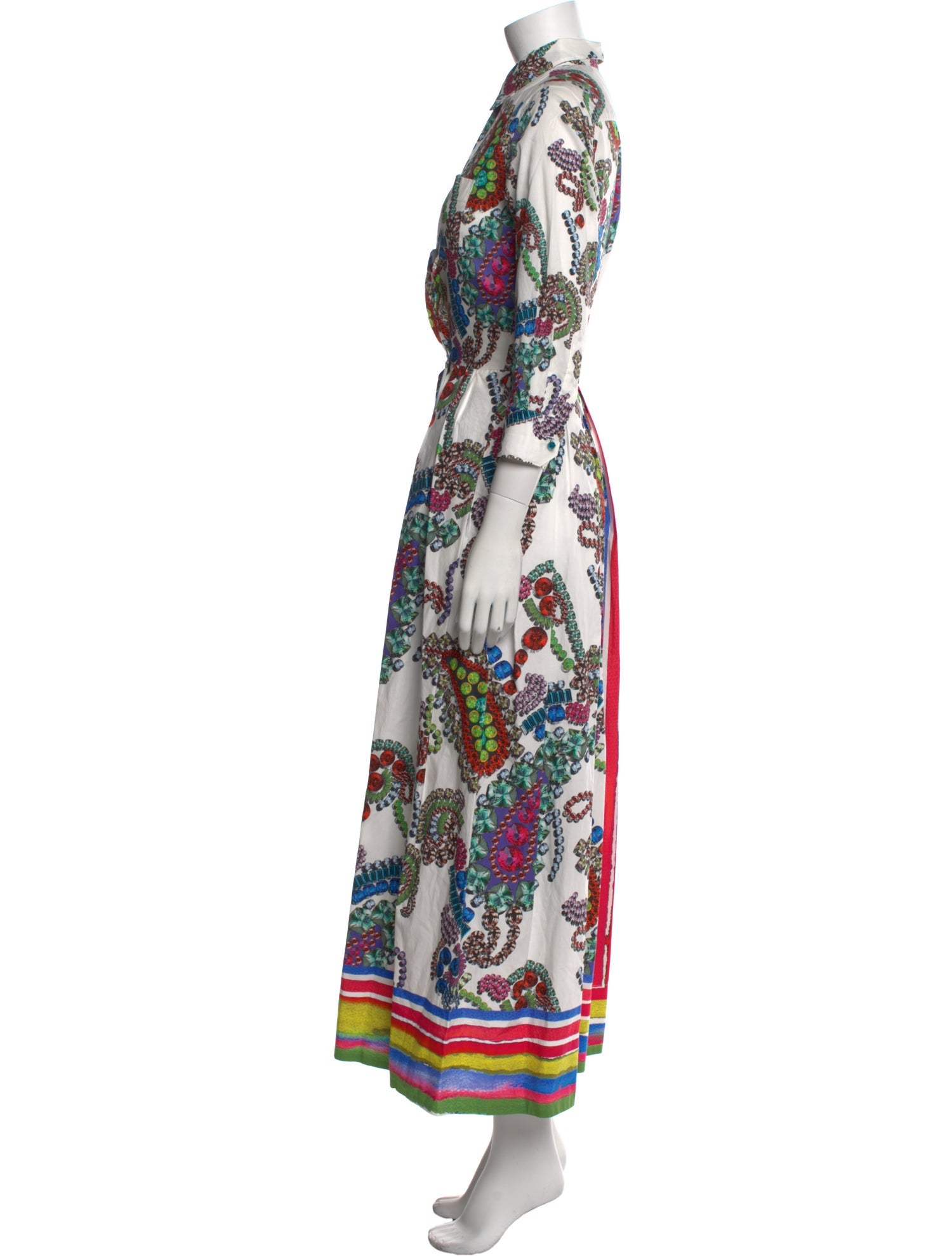 Sara Roka Printed Long Dress