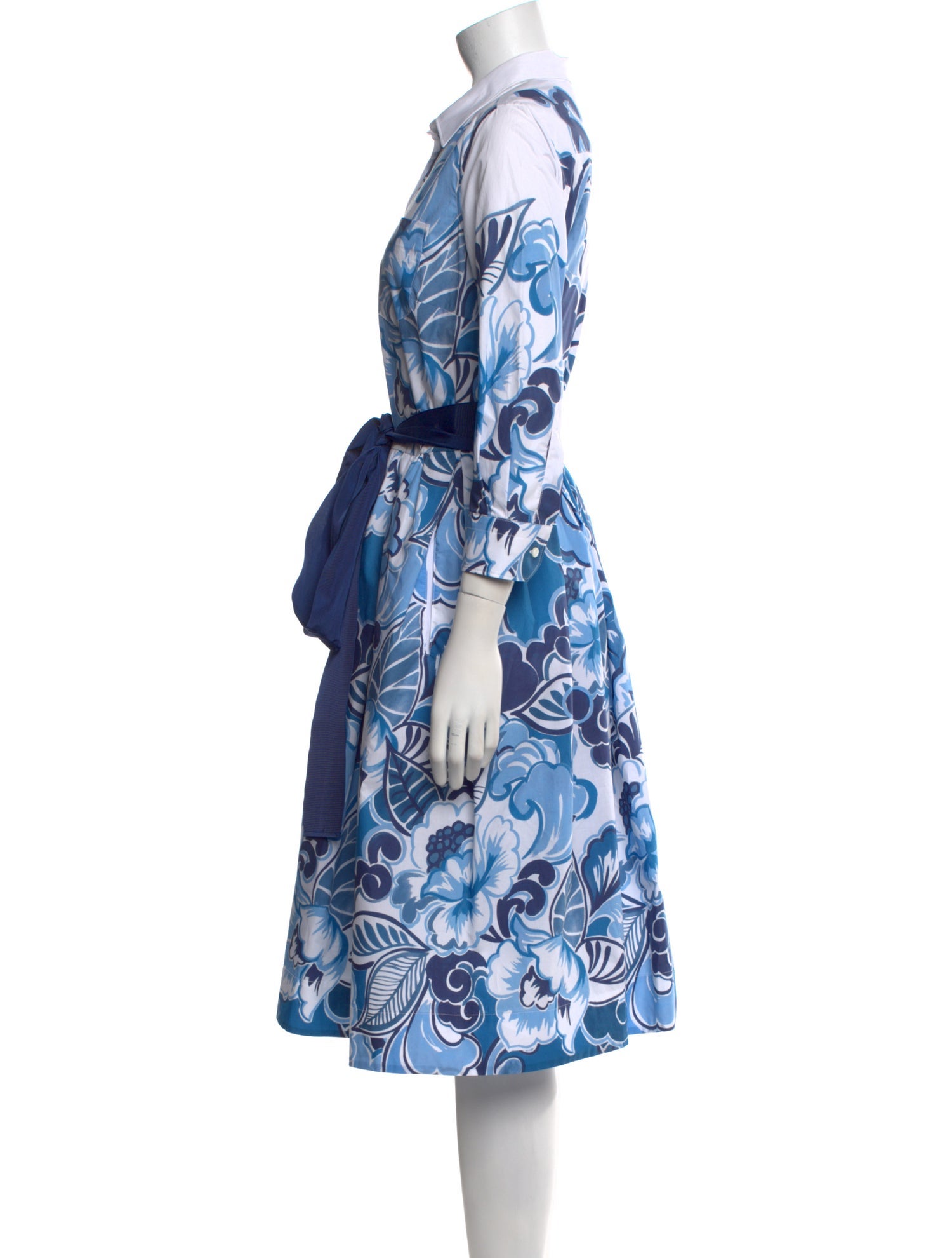 Sara Roka Floral Print Knee-Length Dress w/ Tags