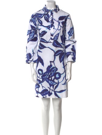 Sara Roka Printed Knee-Length Dress