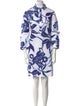 Sara Roka Printed Knee-Length Dress
