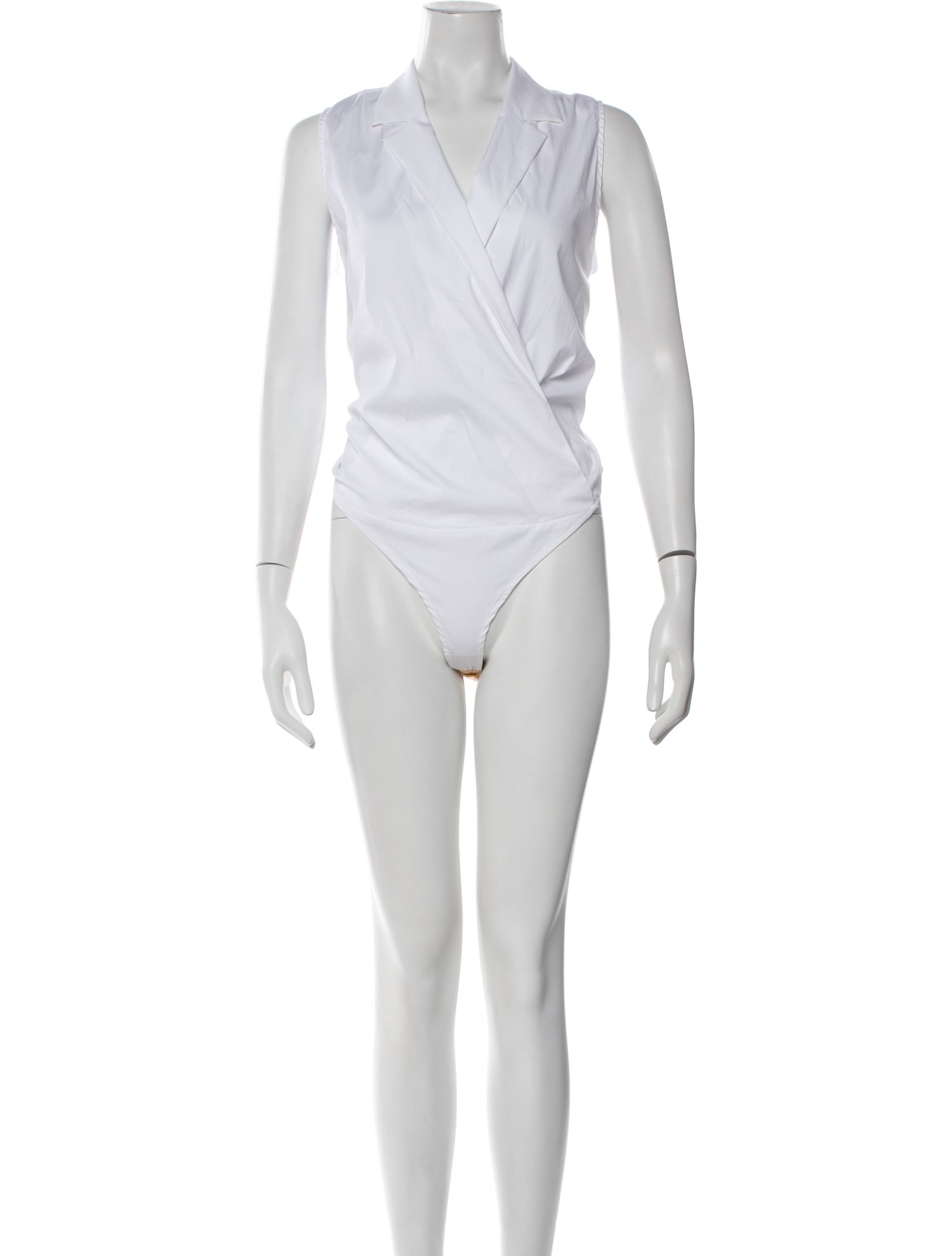 Sara Roka V-Neck Sleeveless Bodysuit w/ Tags