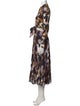 Sara Roka Printed Long Dress