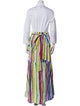 Sara Roka Striped Long Dress