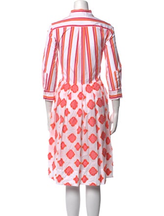 Sara Roka Printed Midi Length Dress