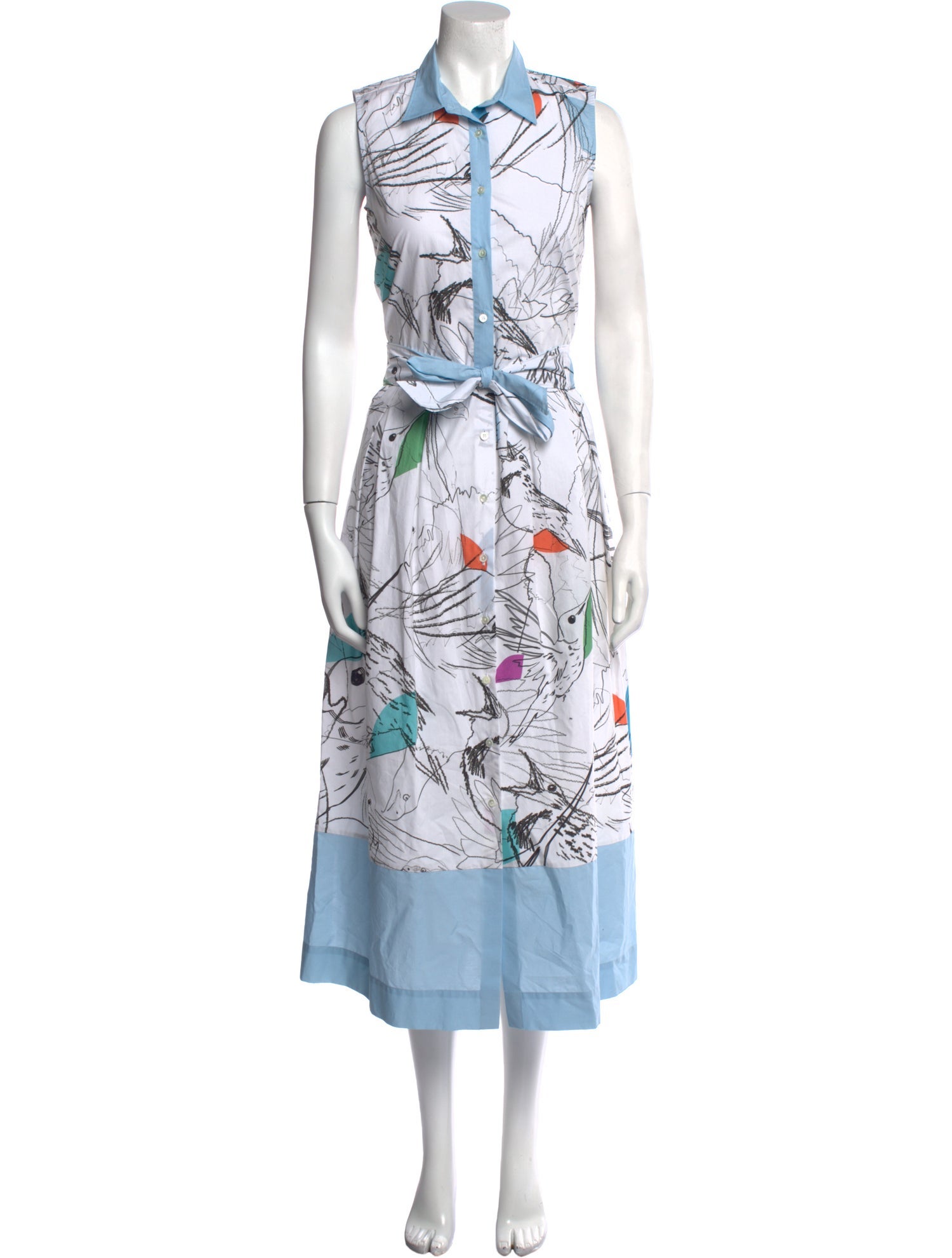 Sara Roka Floral Print Long Dress