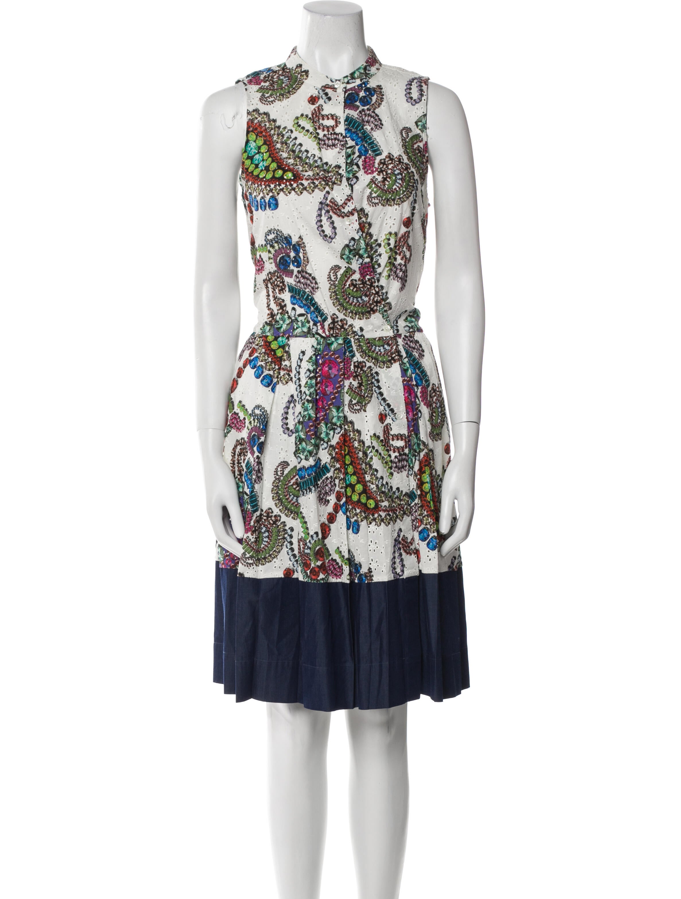 Sara Roka Printed Midi Length Dress