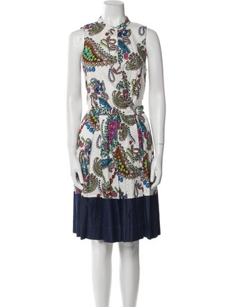 Sara Roka Printed Midi Length Dress