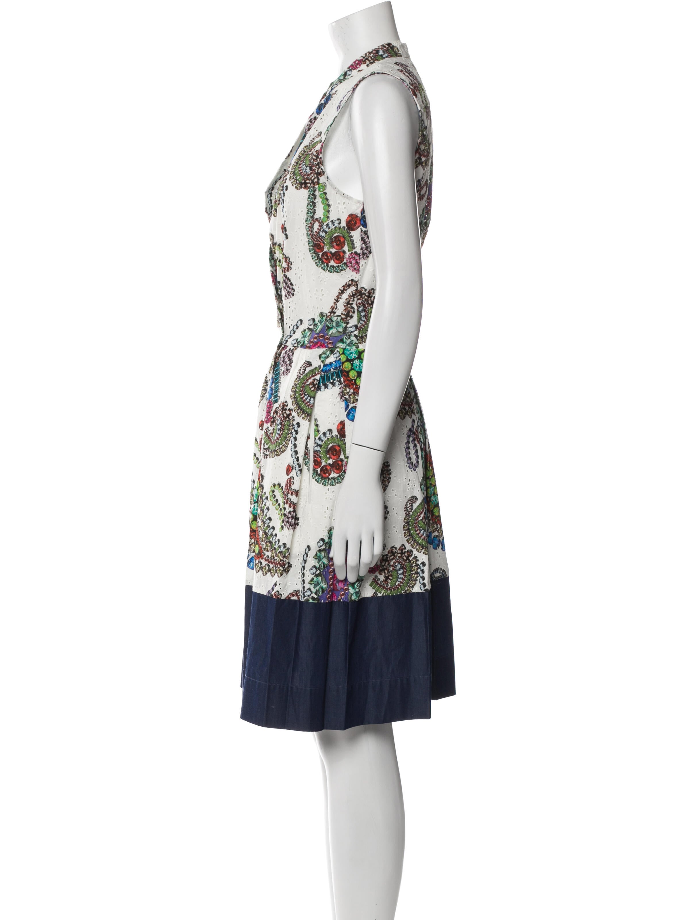 Sara Roka Printed Midi Length Dress