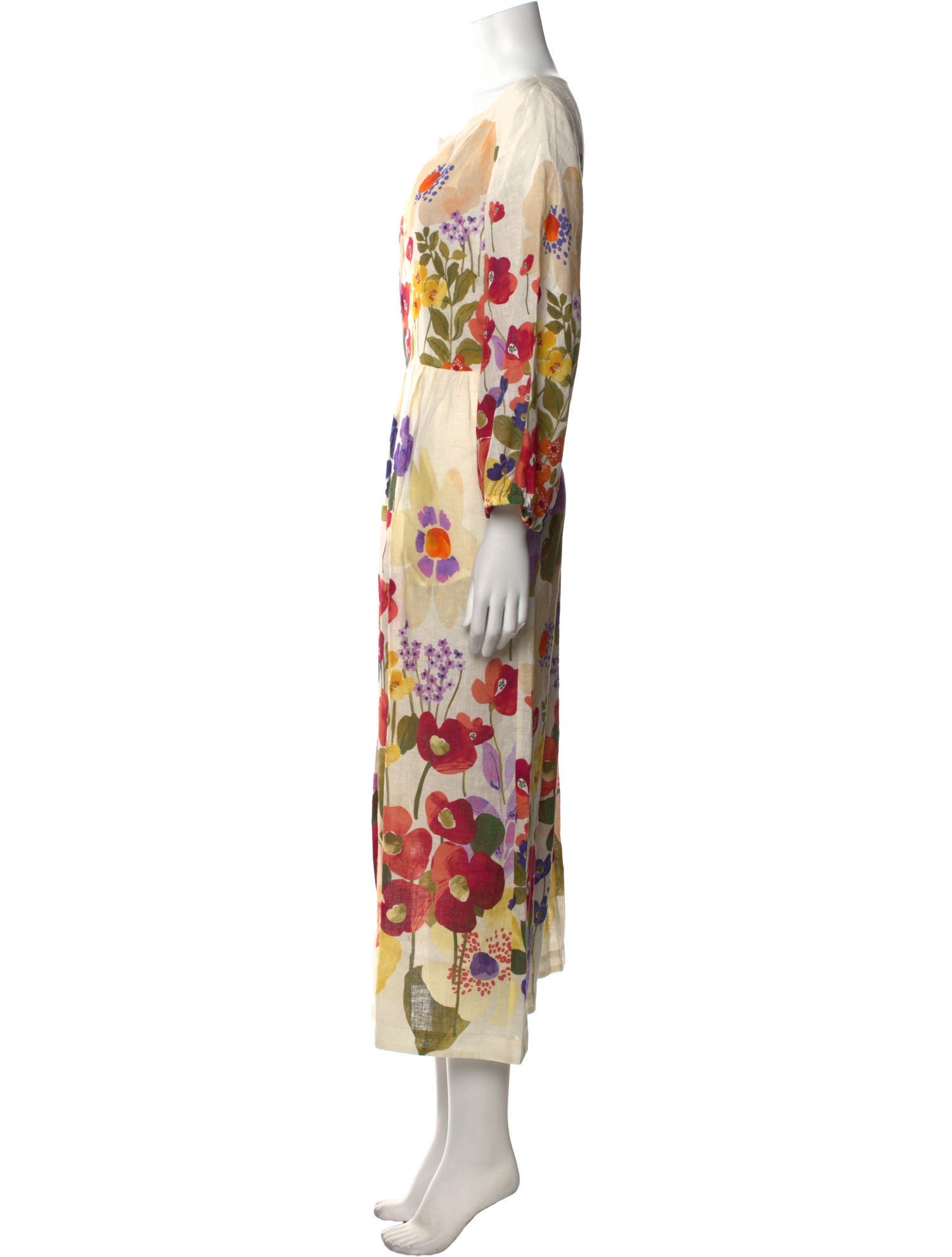 Sara Roka Linen Long Dress