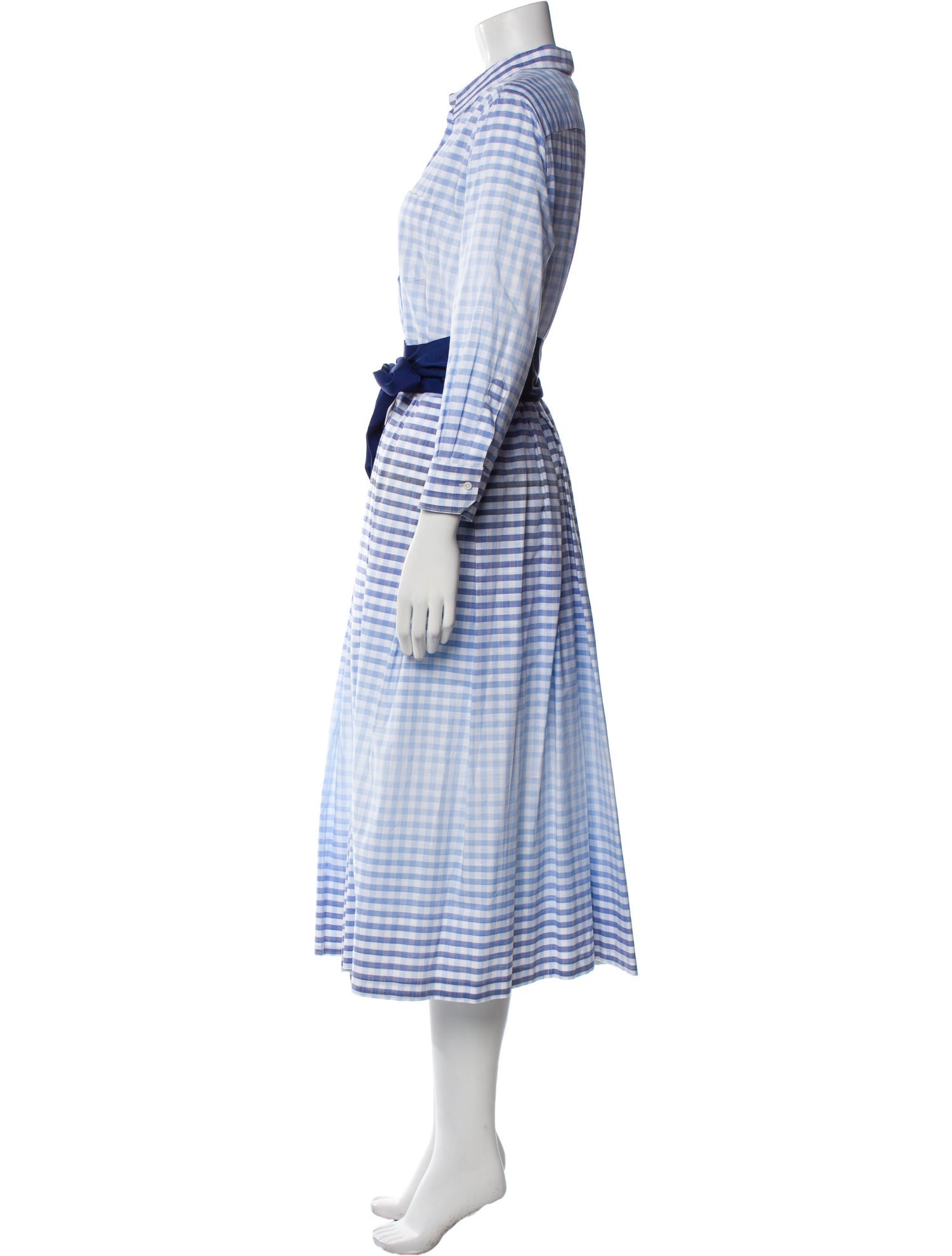 Sara Roka Plaid Print Long Dress