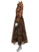Sara Roka Floral Print Long Dress