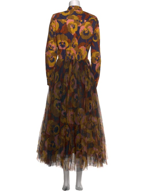 Sara Roka Floral Print Long Dress